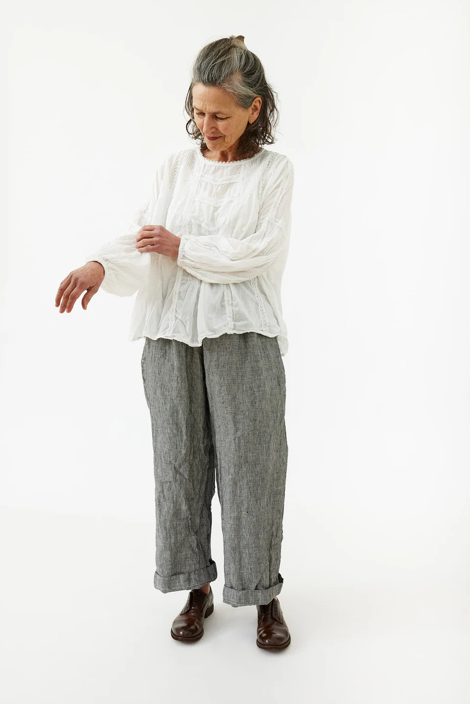 Alice Lace Blouse | White