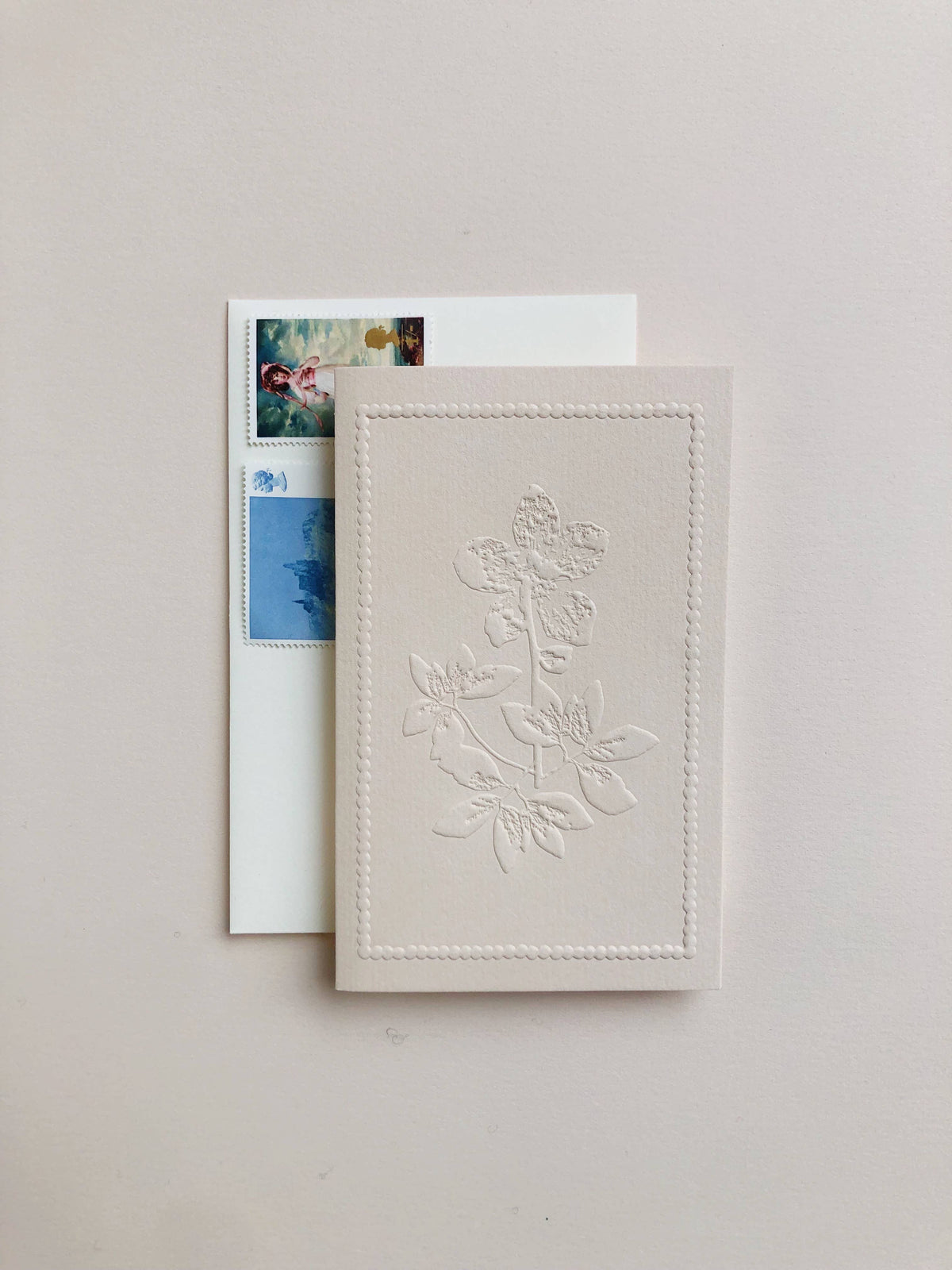 Emboss Winter Rose