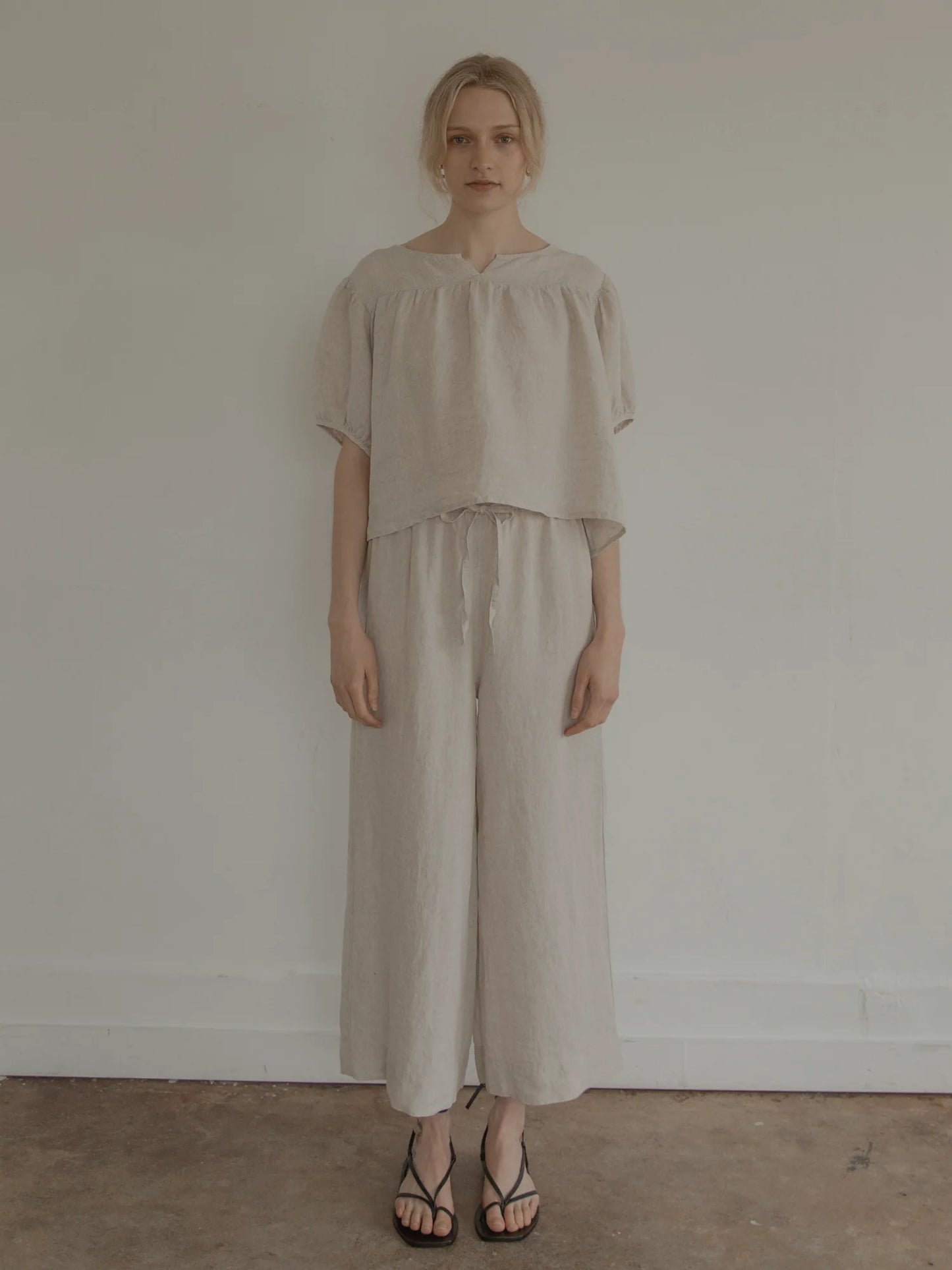 The Lucy Top in Oatmeal