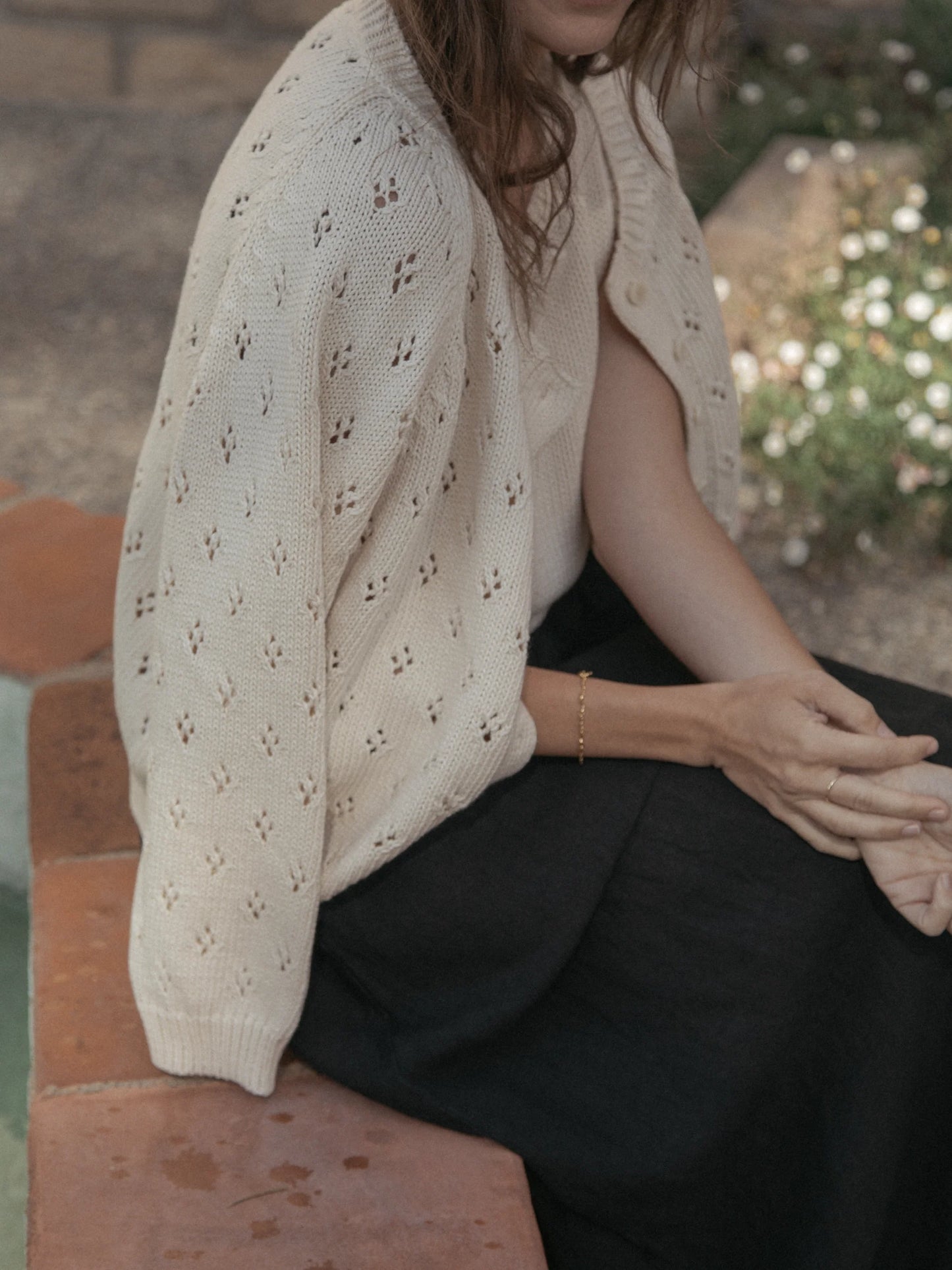 The Pointelle Mabel Cardigan