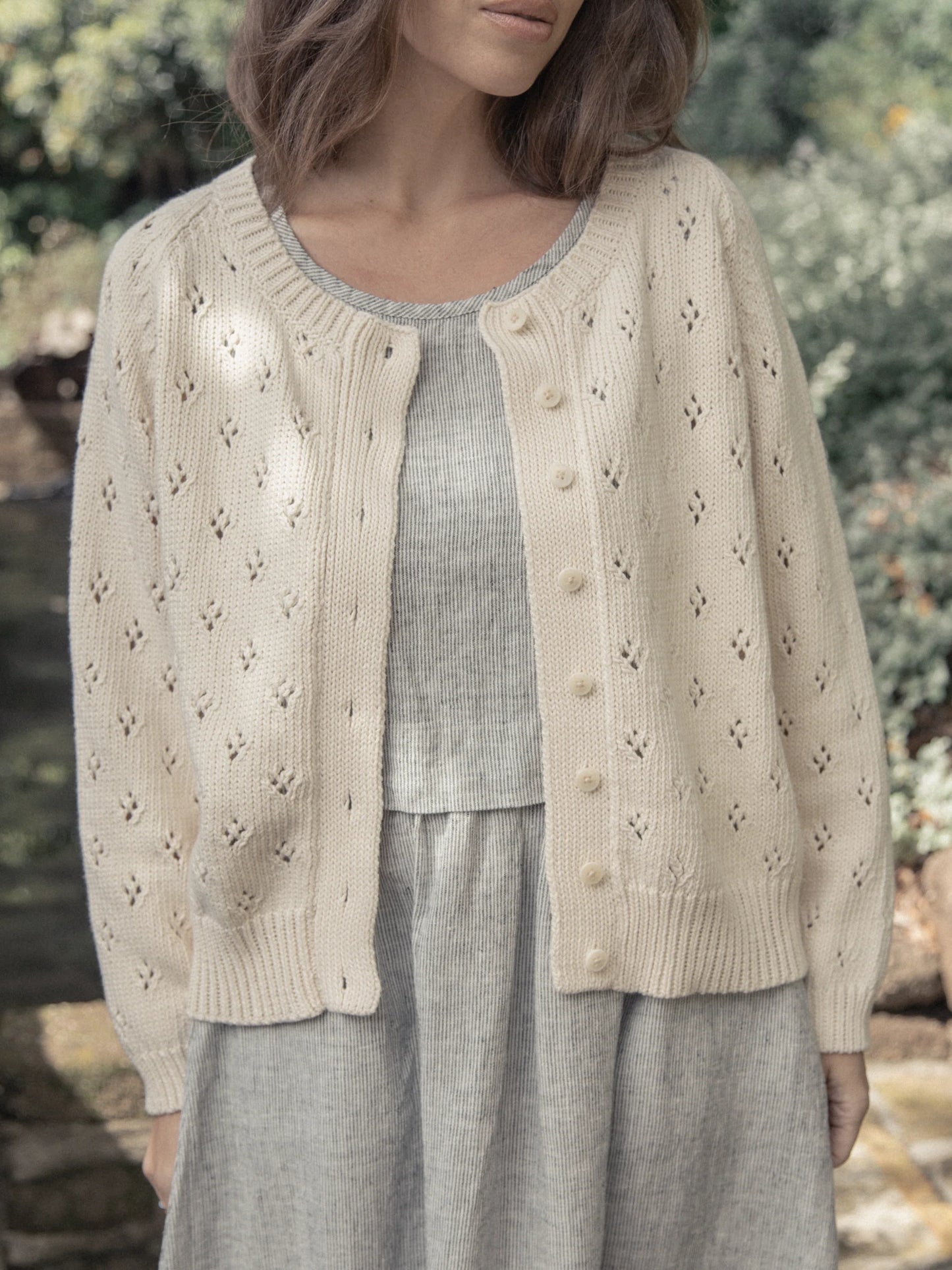 The Pointelle Mabel Cardigan