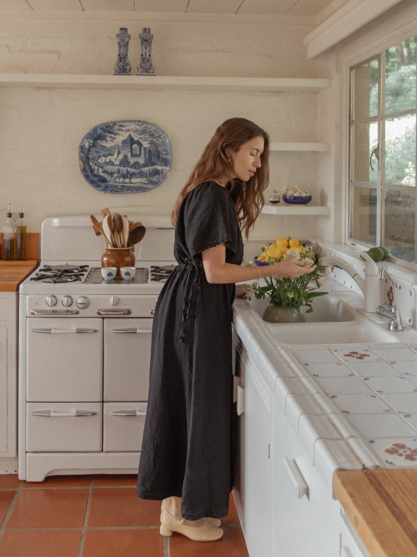 The Clara Dress in Noir