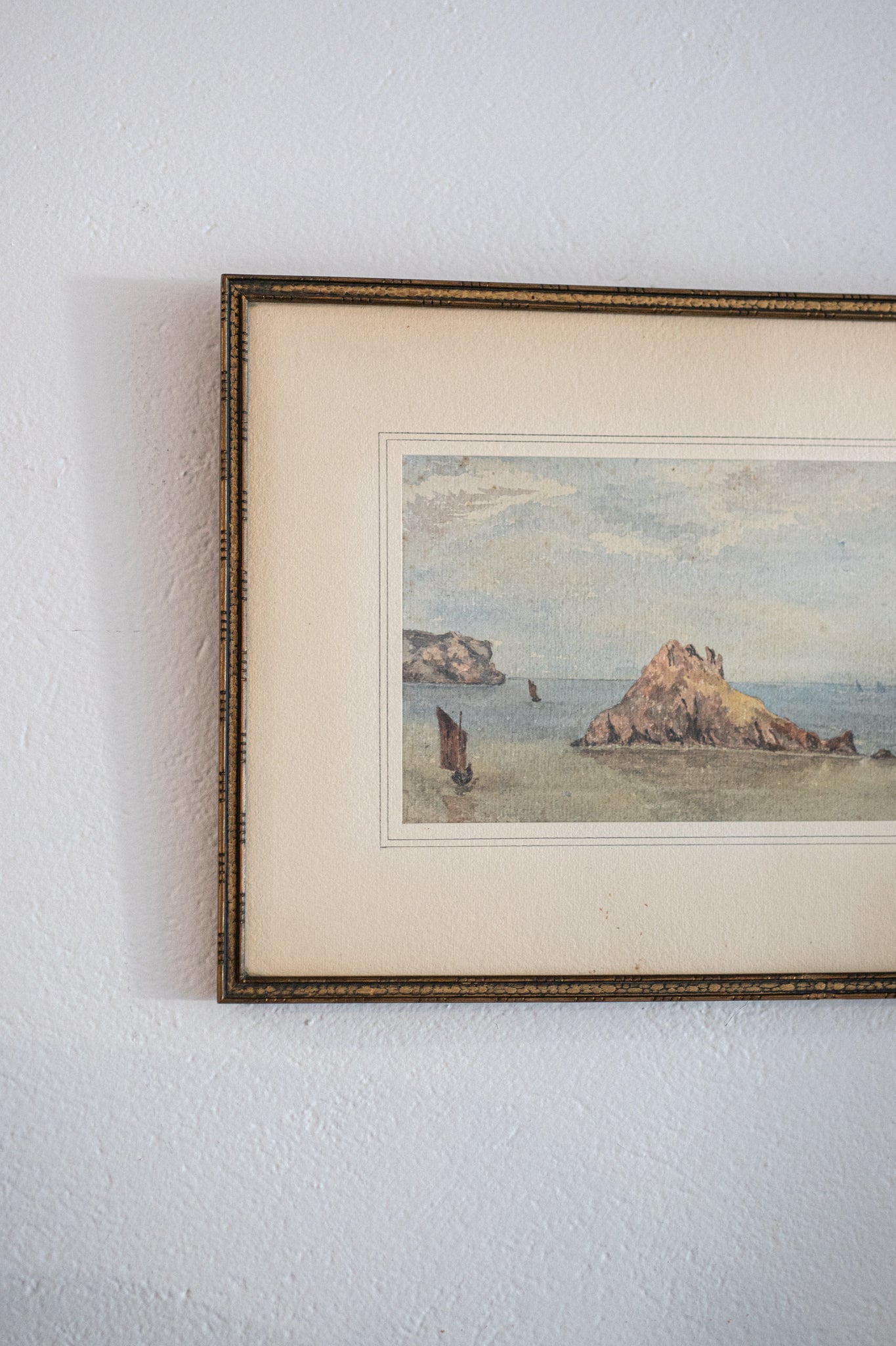 An English Seascape | a lovely antique Watercolour