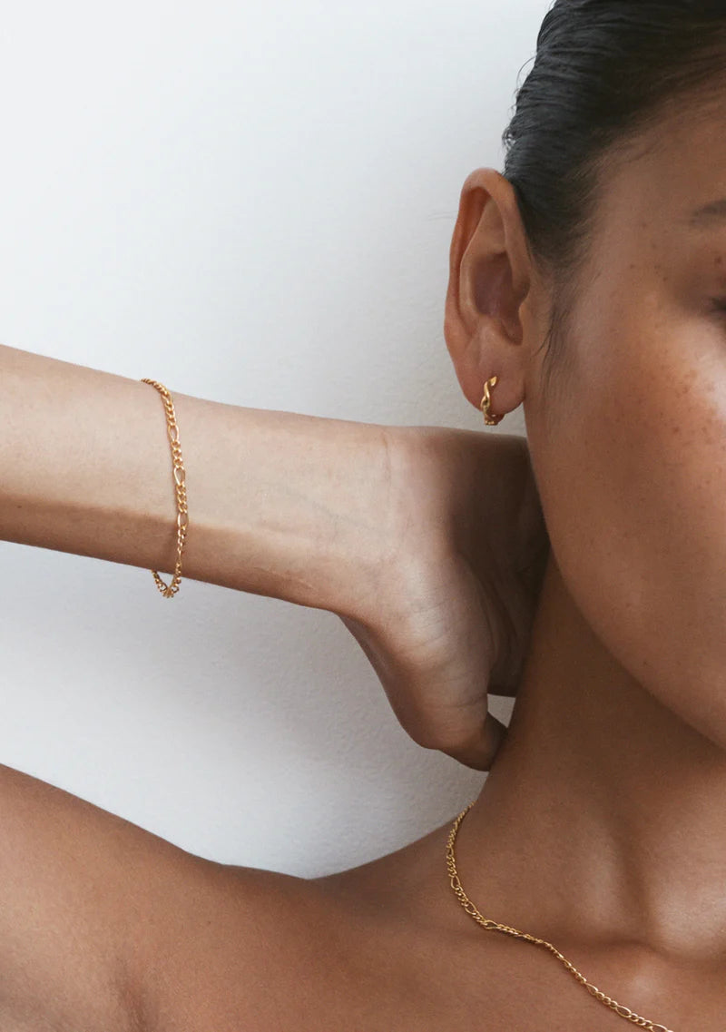The Figaro Bracelet in Gold