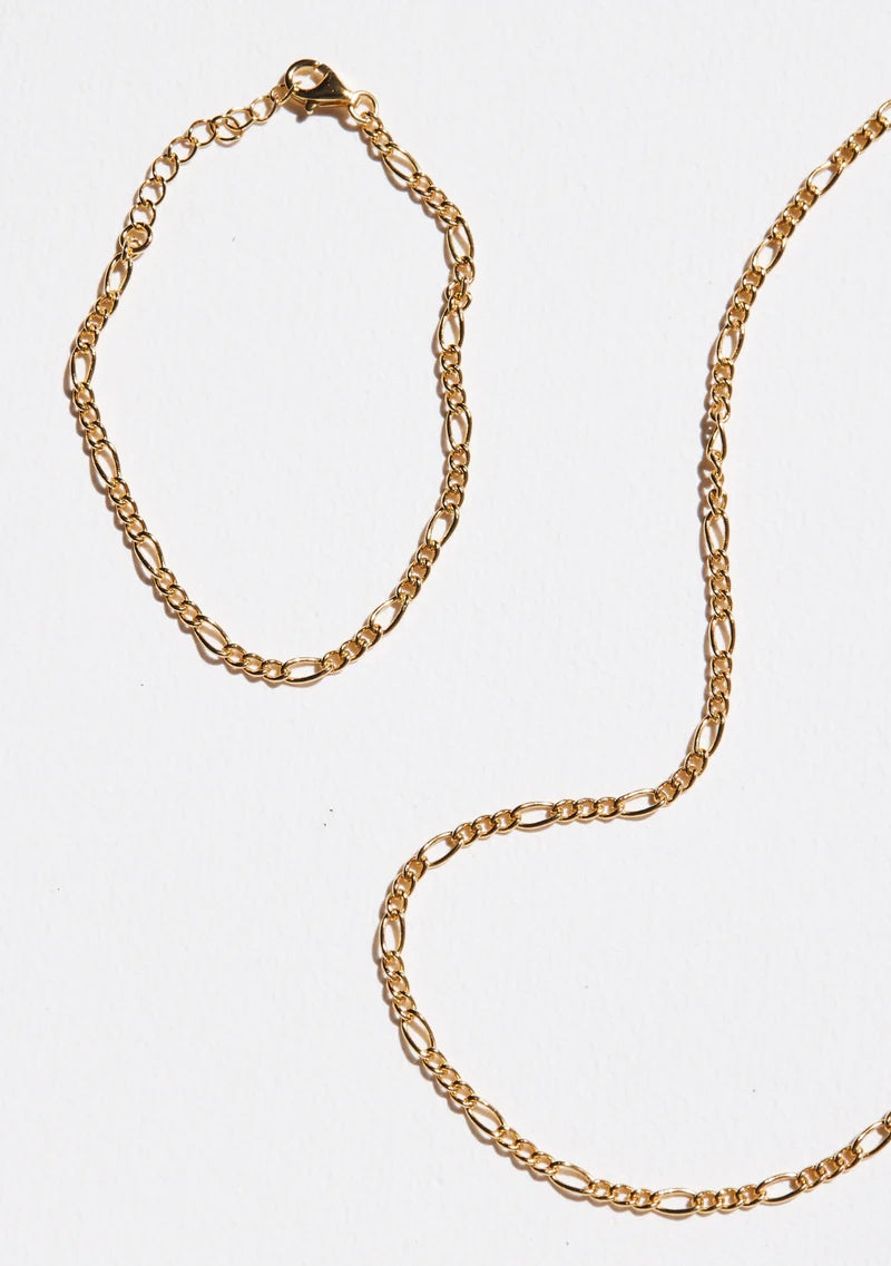 The Figaro Bracelet in Gold