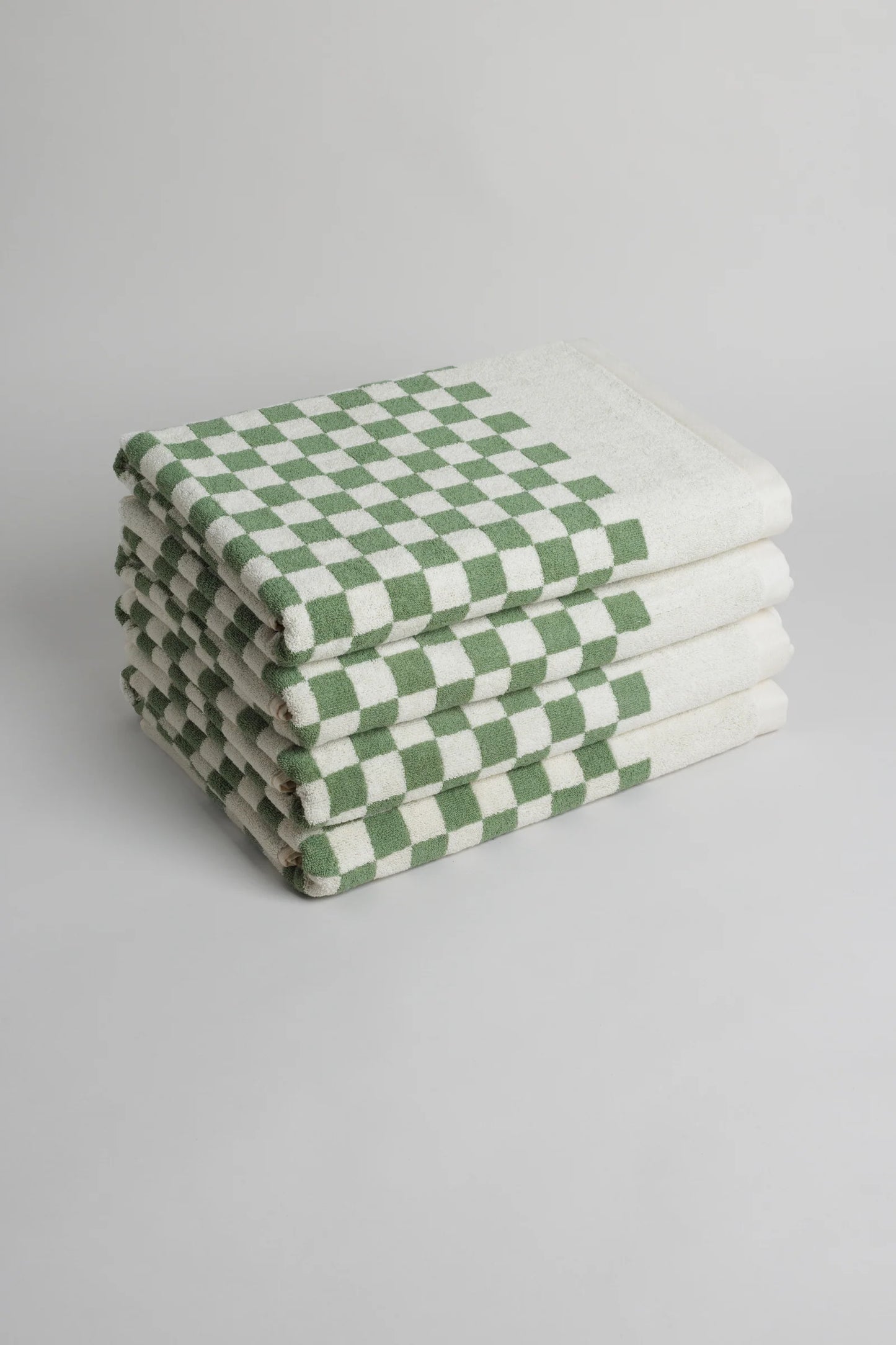 Roman Pool Towel in Sage & Chalk