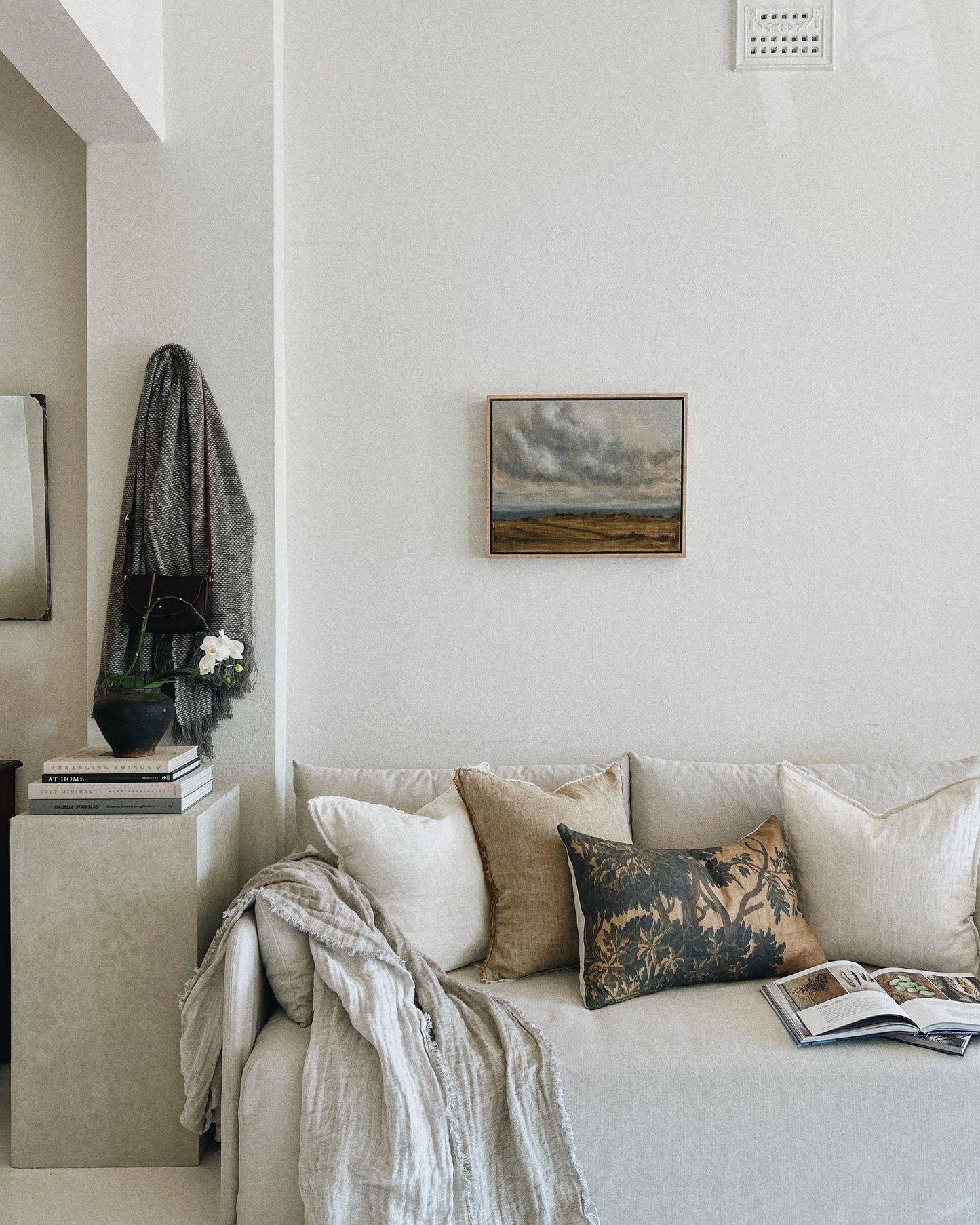 A beautiful 'Golden Tapestry' Linen Cushion