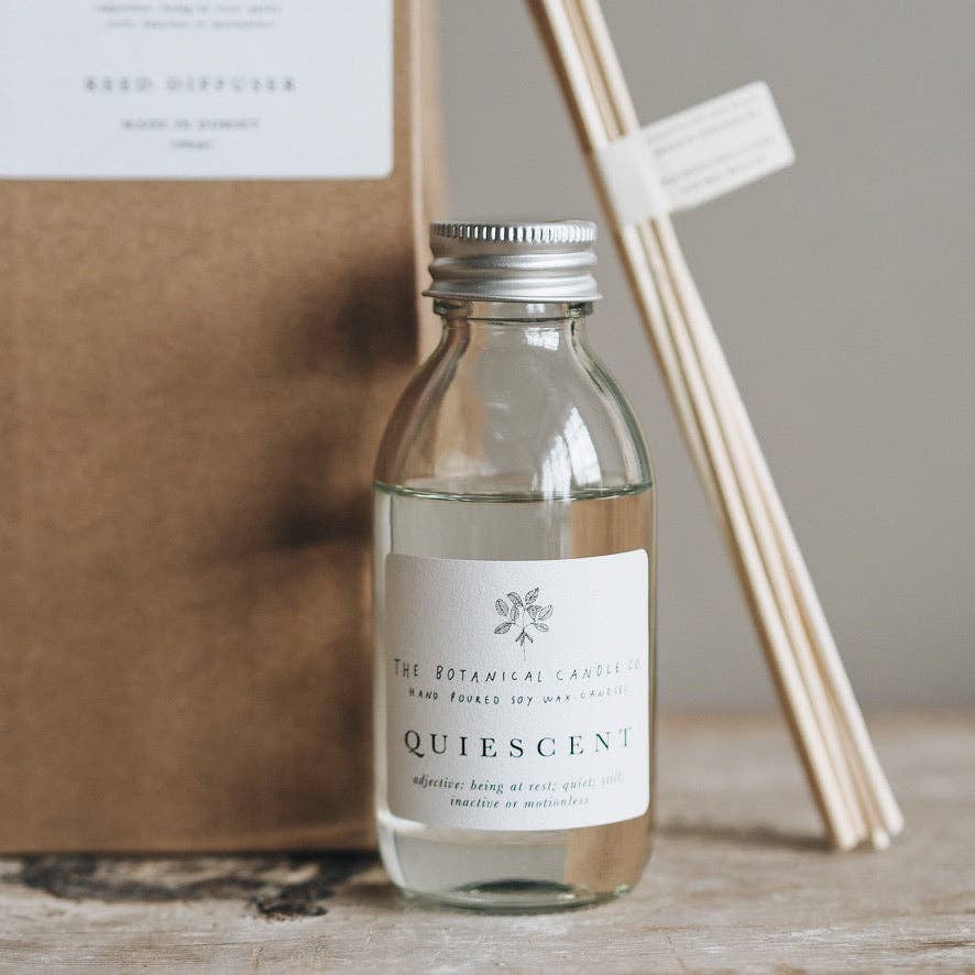 English Room Scent 'QUIESCENT'® Handmade Reed Diffusers