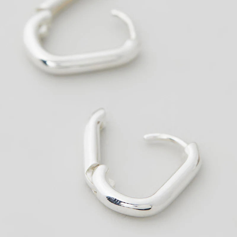 The Amsterdam Hoops in Silver