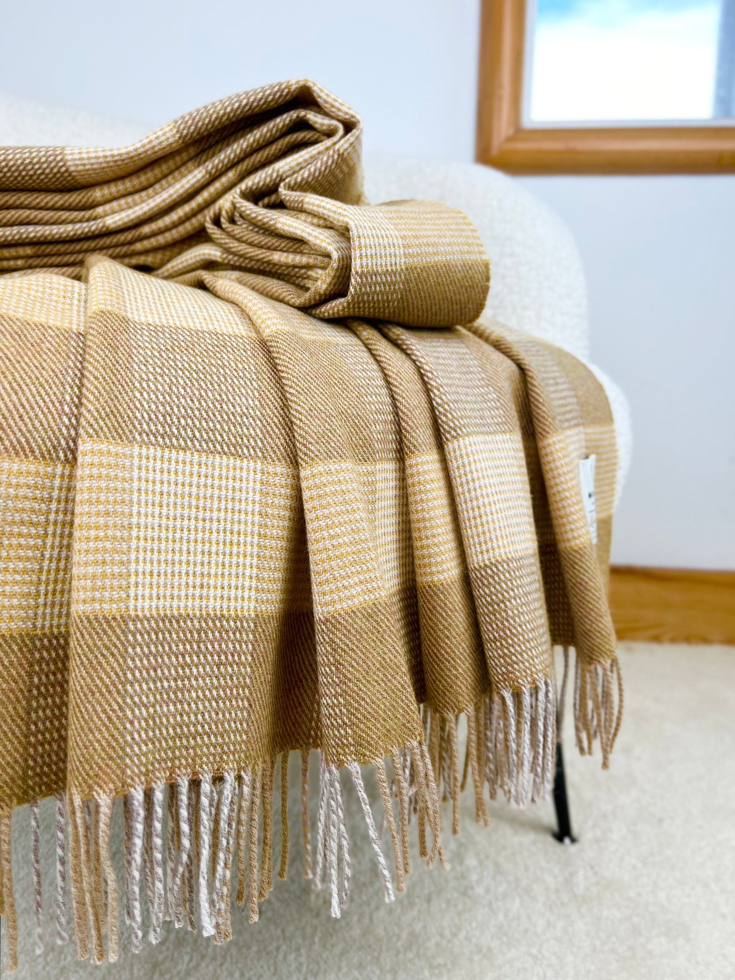 'Aisling' Fine Merino Lambswool Throw