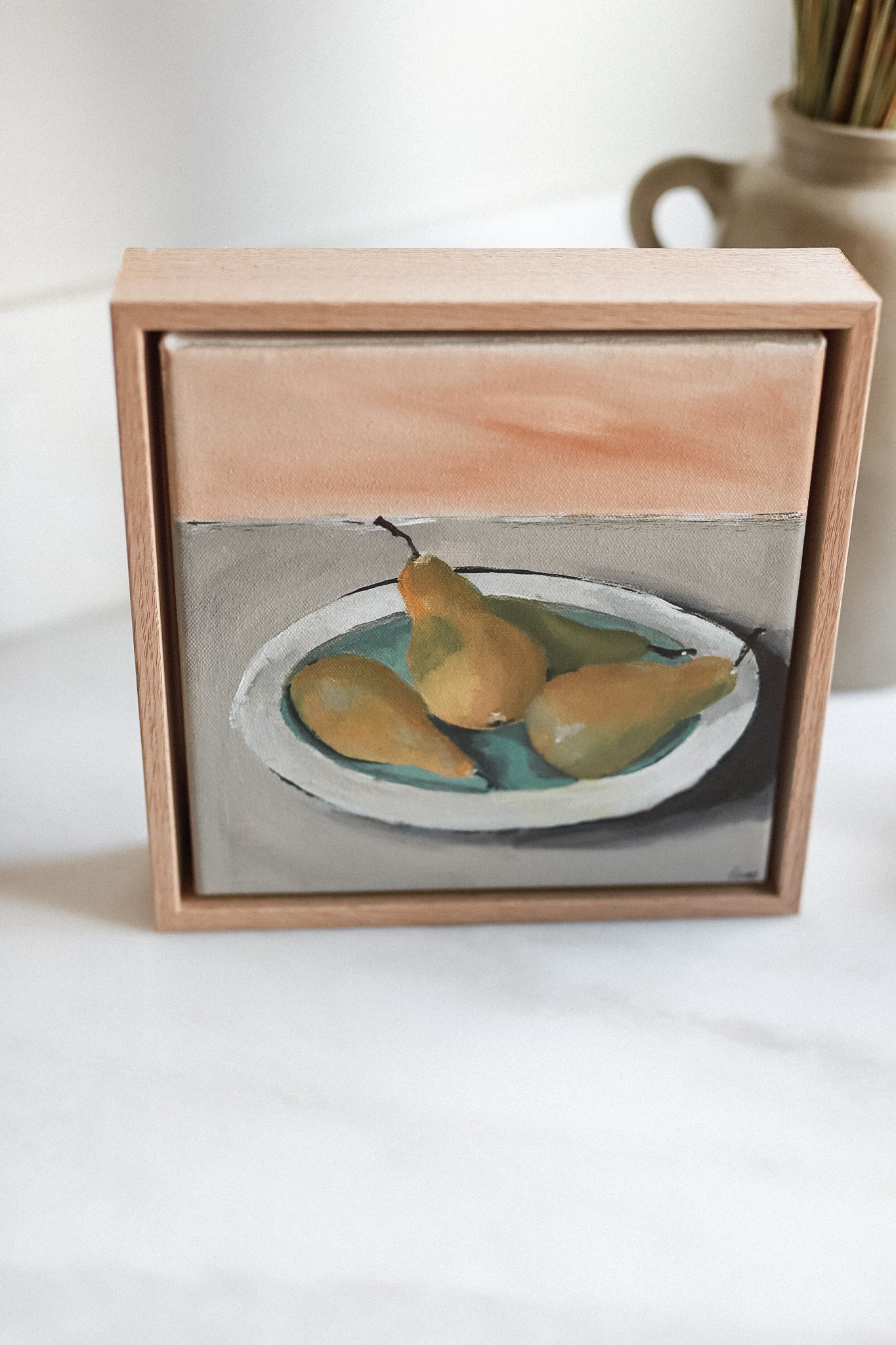 Terracotta Pears | A 'Small Still' Artwork