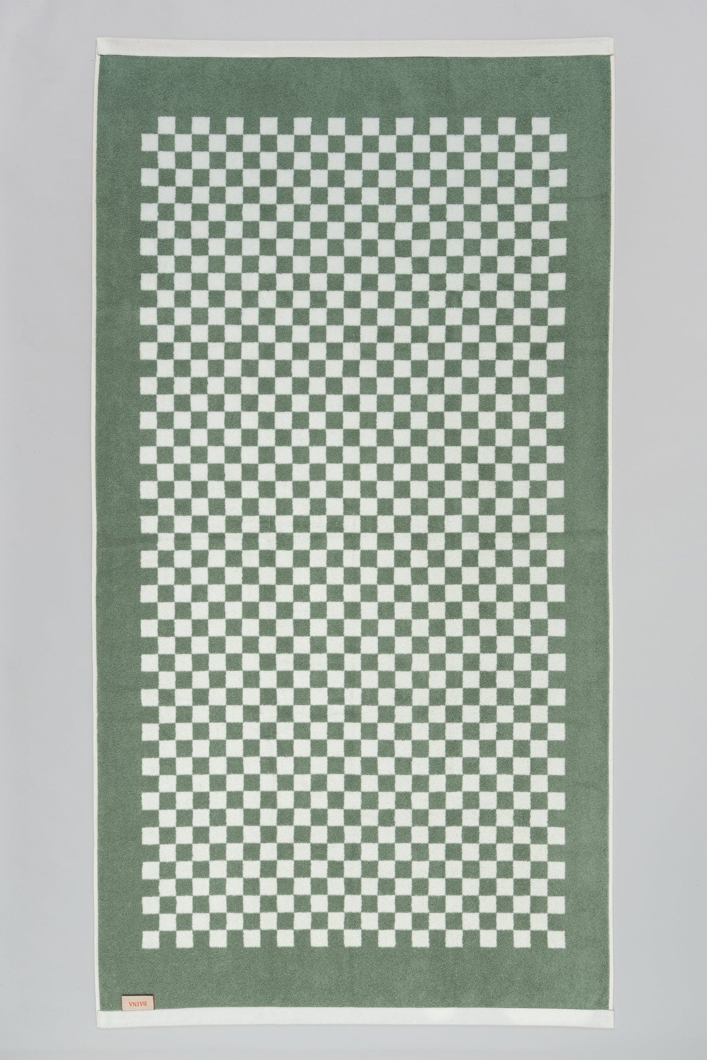 Roman Pool Towel in Sage & Chalk