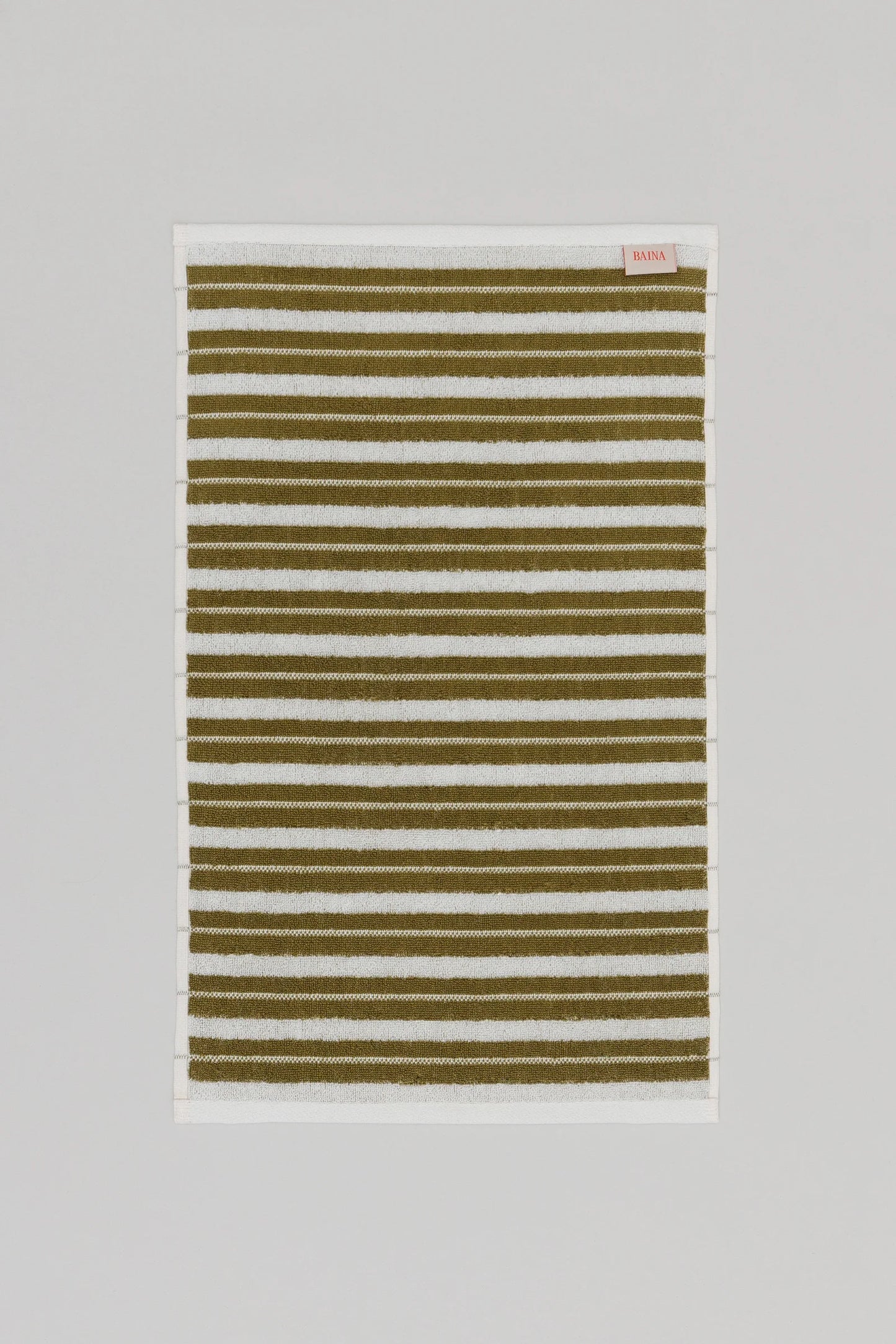 San Luis Hand Towel in Caper & Chalk