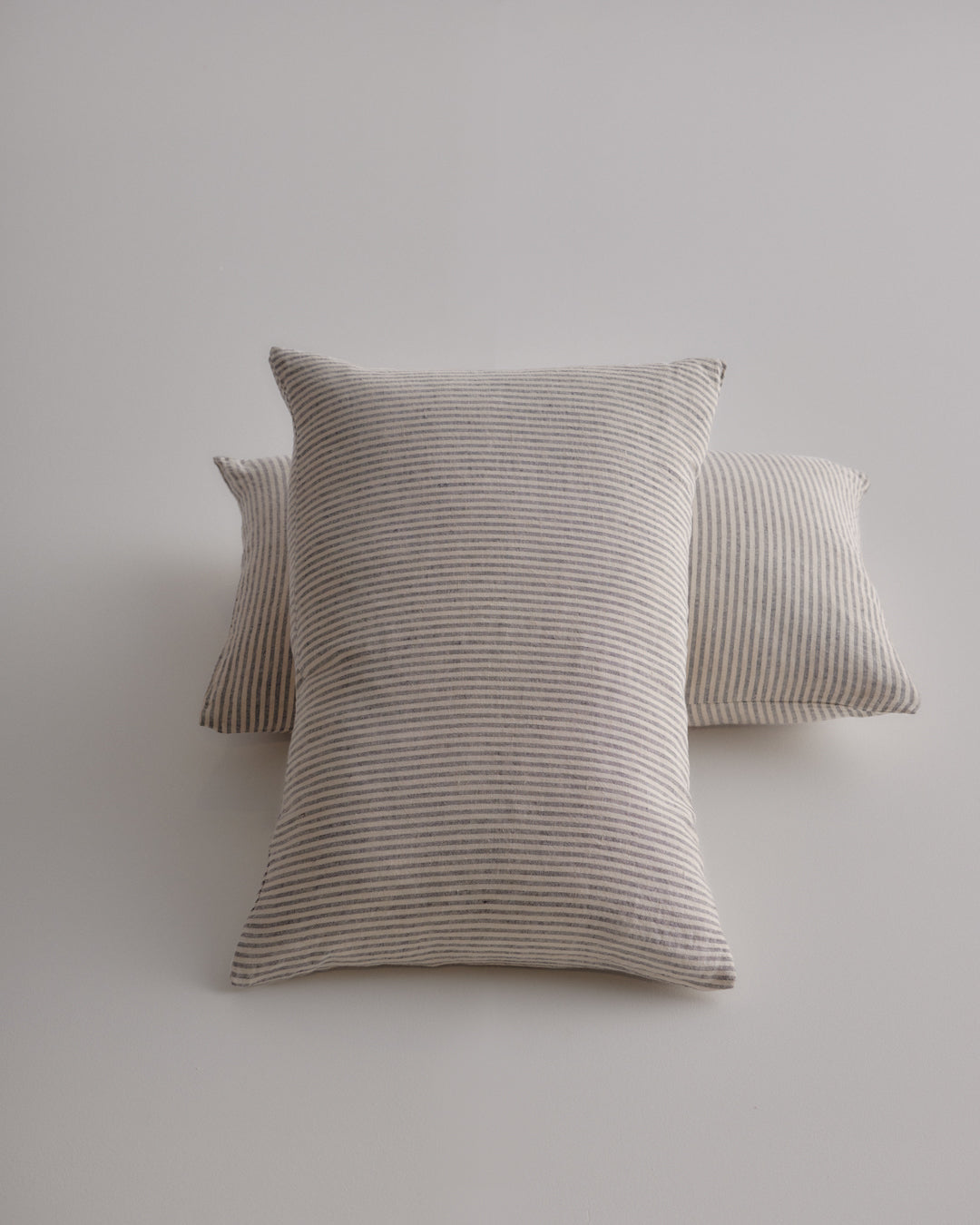 Stripe Linen Cushion Cover 40x60 | Sable/Nox