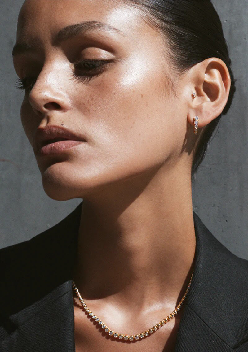 The Crescendo Hoops in Gold