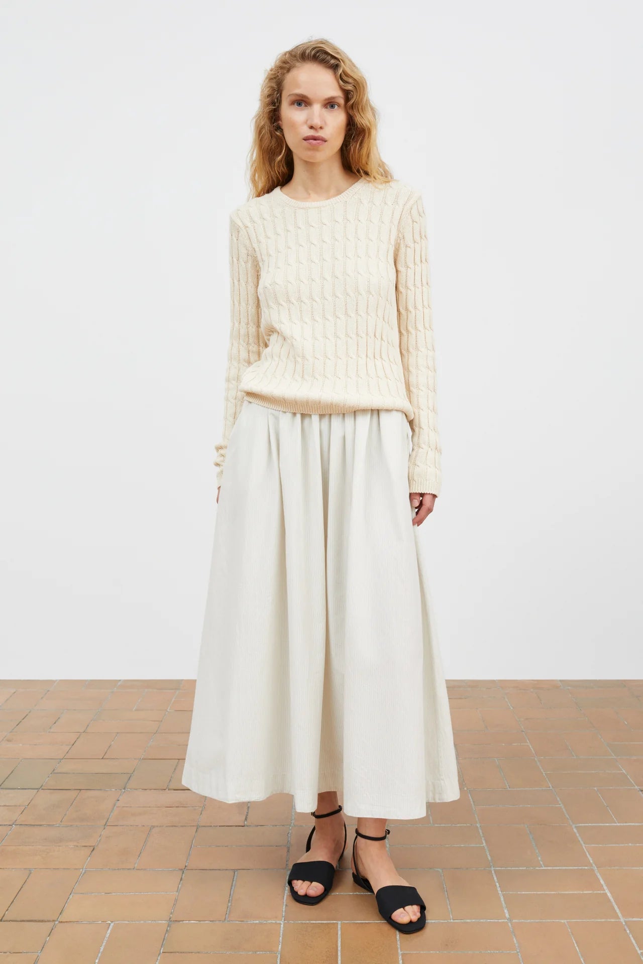 The Marcel Jumper in Meringue