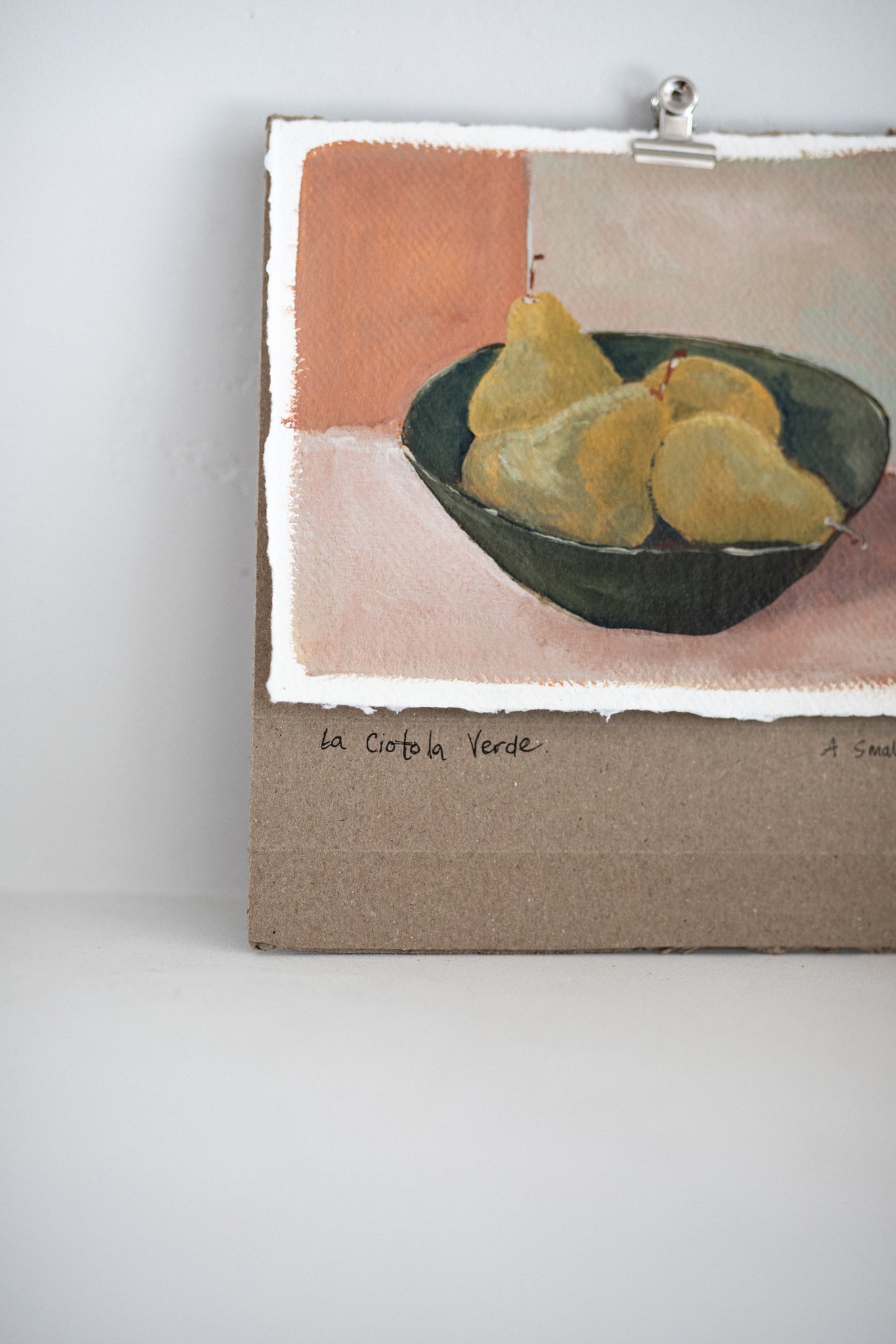 LA CIOTOLA VERDE | A Small Still Life