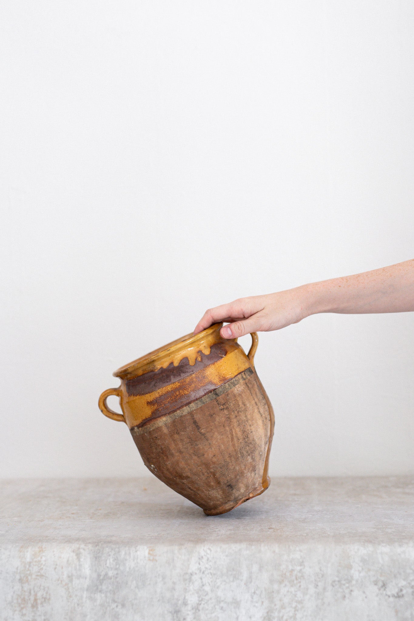 Antique 19th Century European Glazed Confit Pot — N. 4