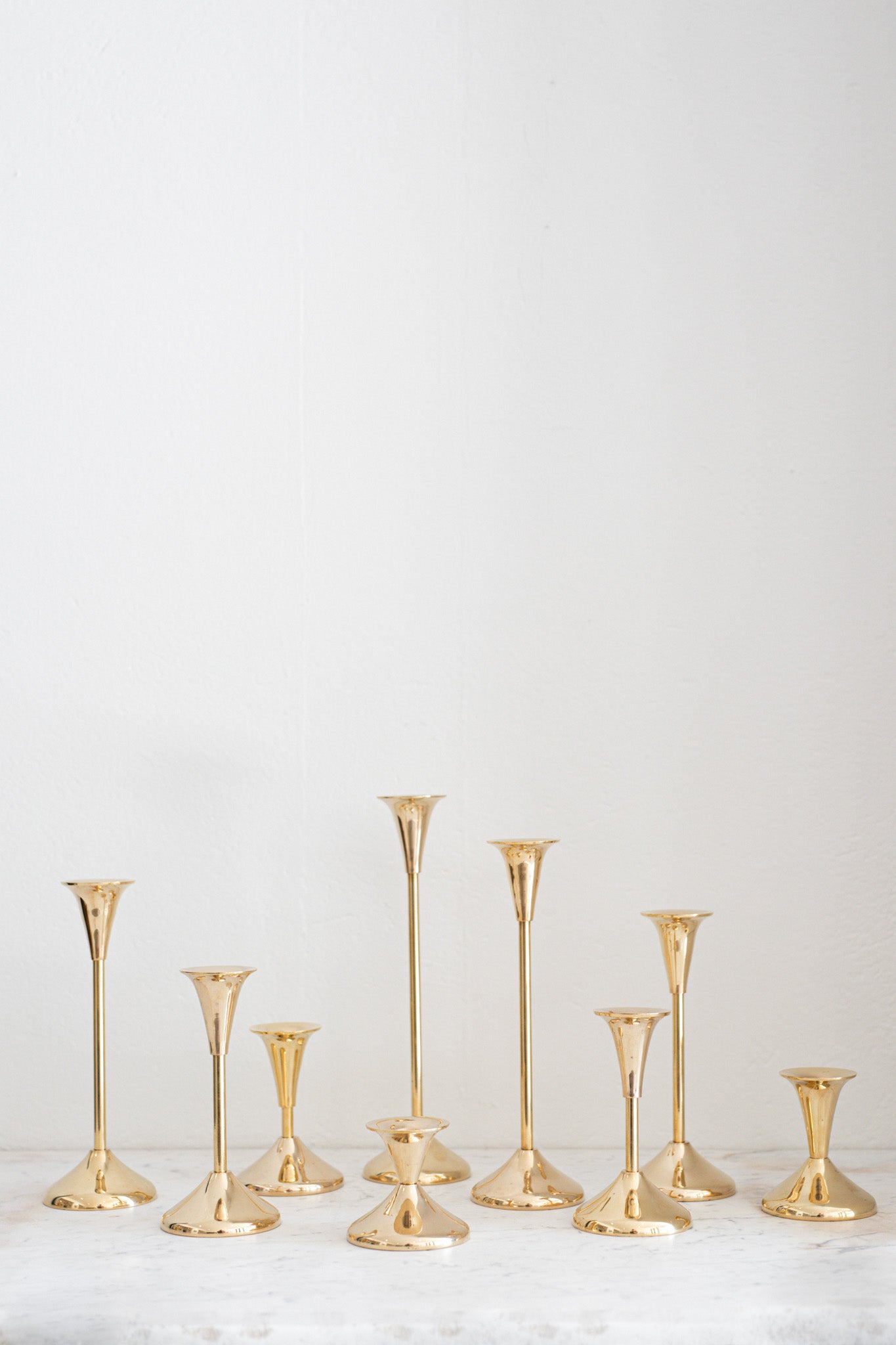 Brass Heirloom Candlesticks