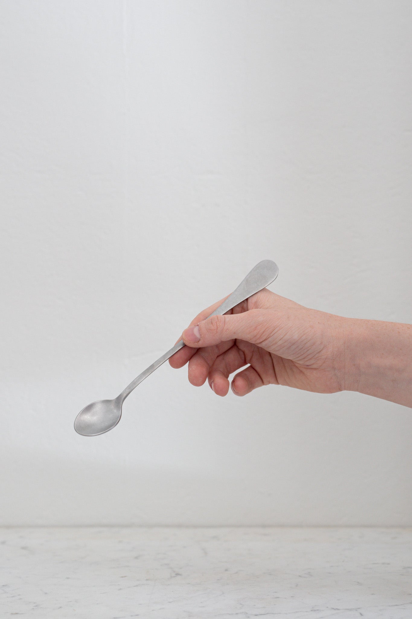 Italian Cocktail or Ice Tea Spoon in Vintage Steel
