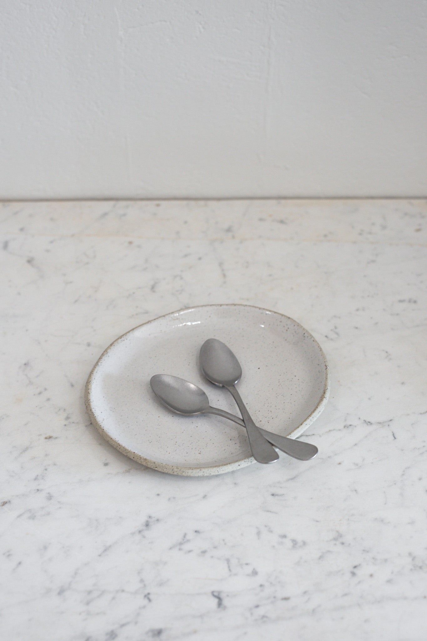 Italian Tea Spoon in Vintage Steel