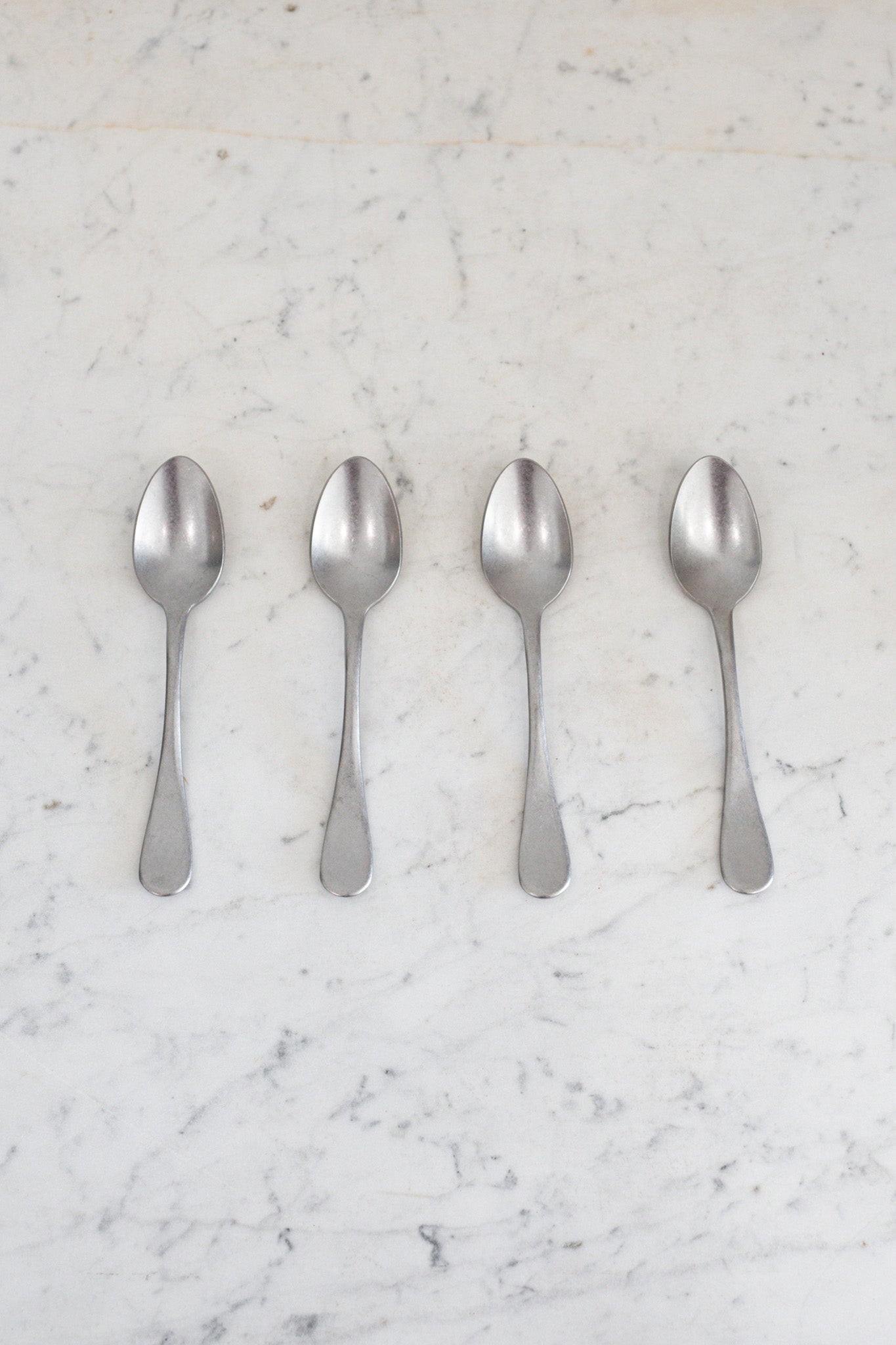 Italian Tea Spoon in Vintage Steel