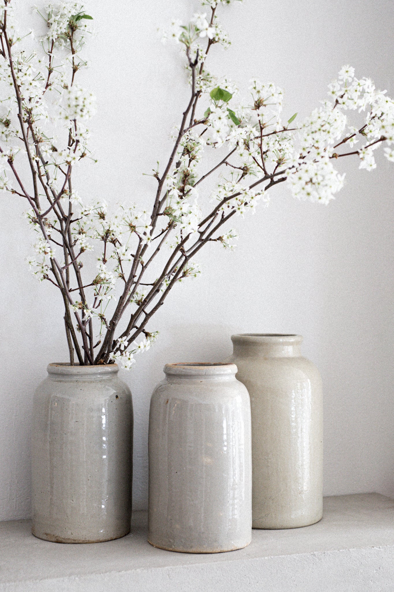 Antique French Stoneware Vase | N.3
