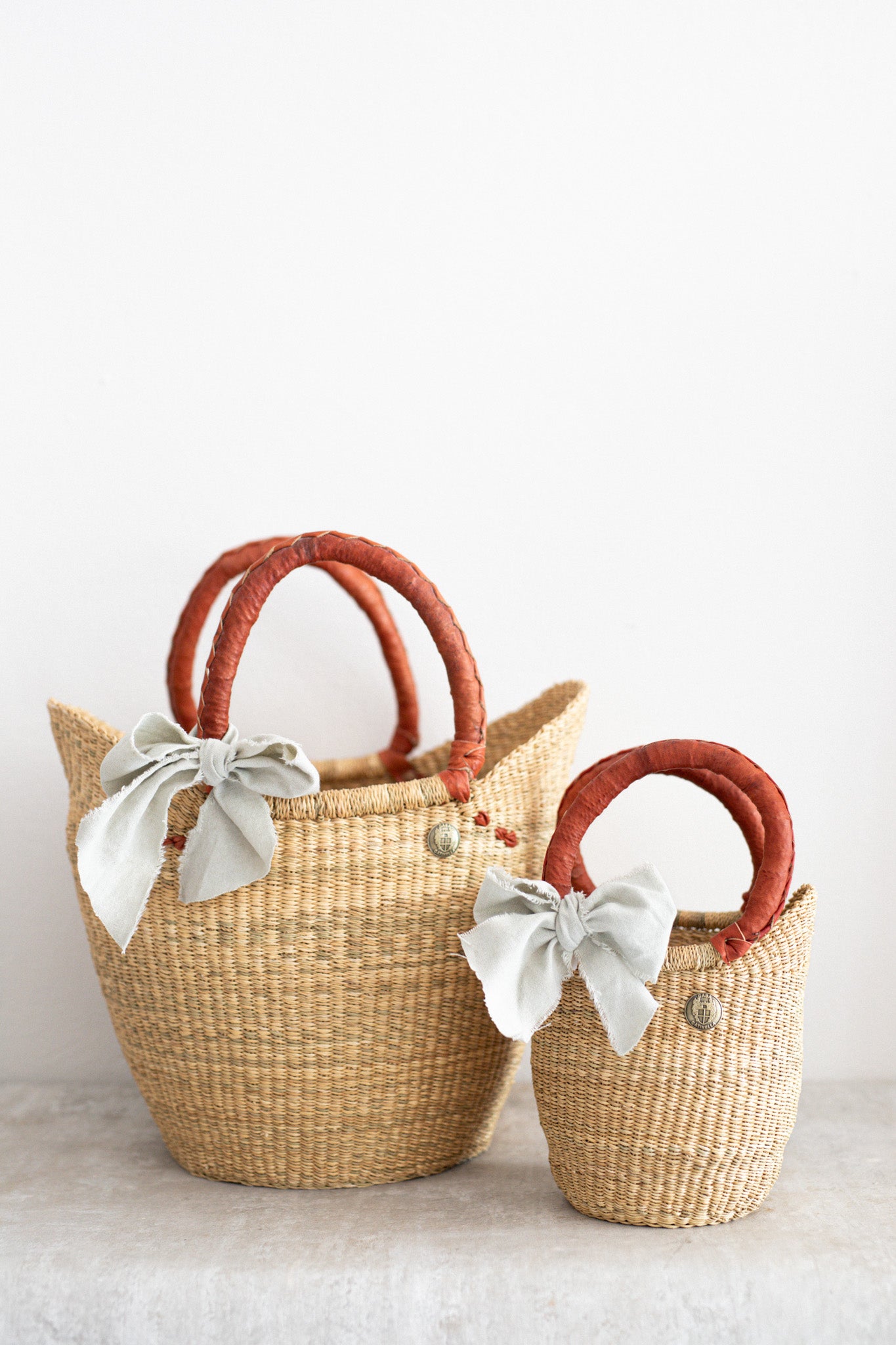 Handwoven Luxury Basket Bag in Tan