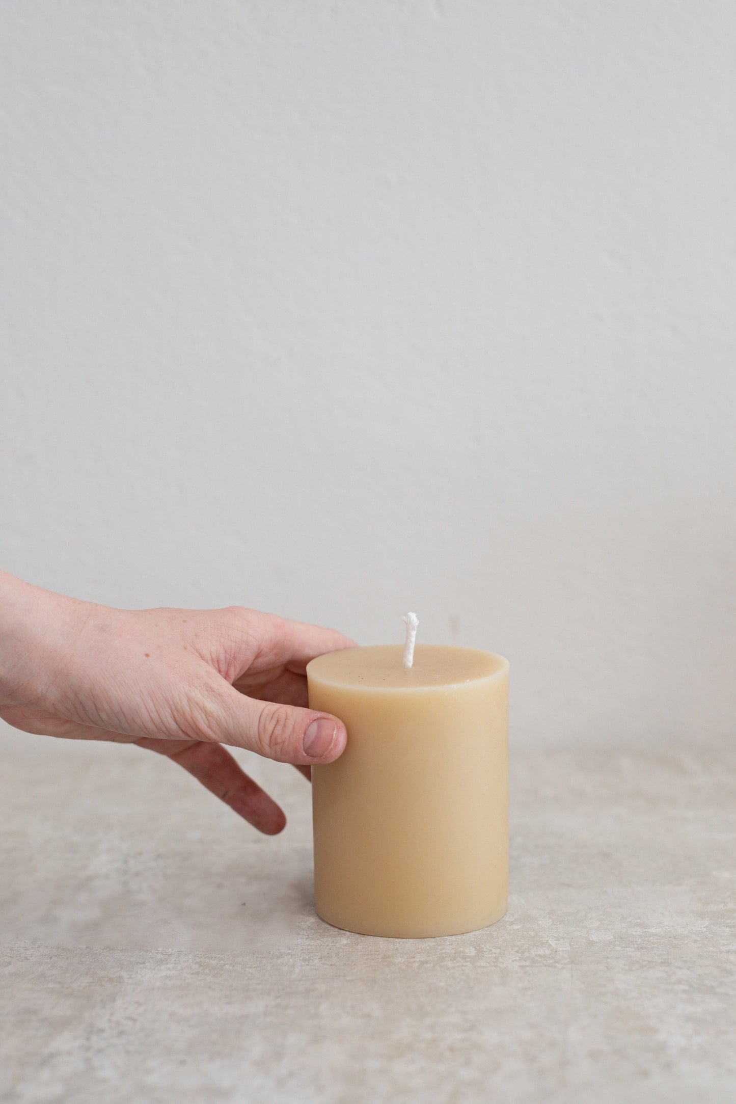 Beeswax Pillar Candle