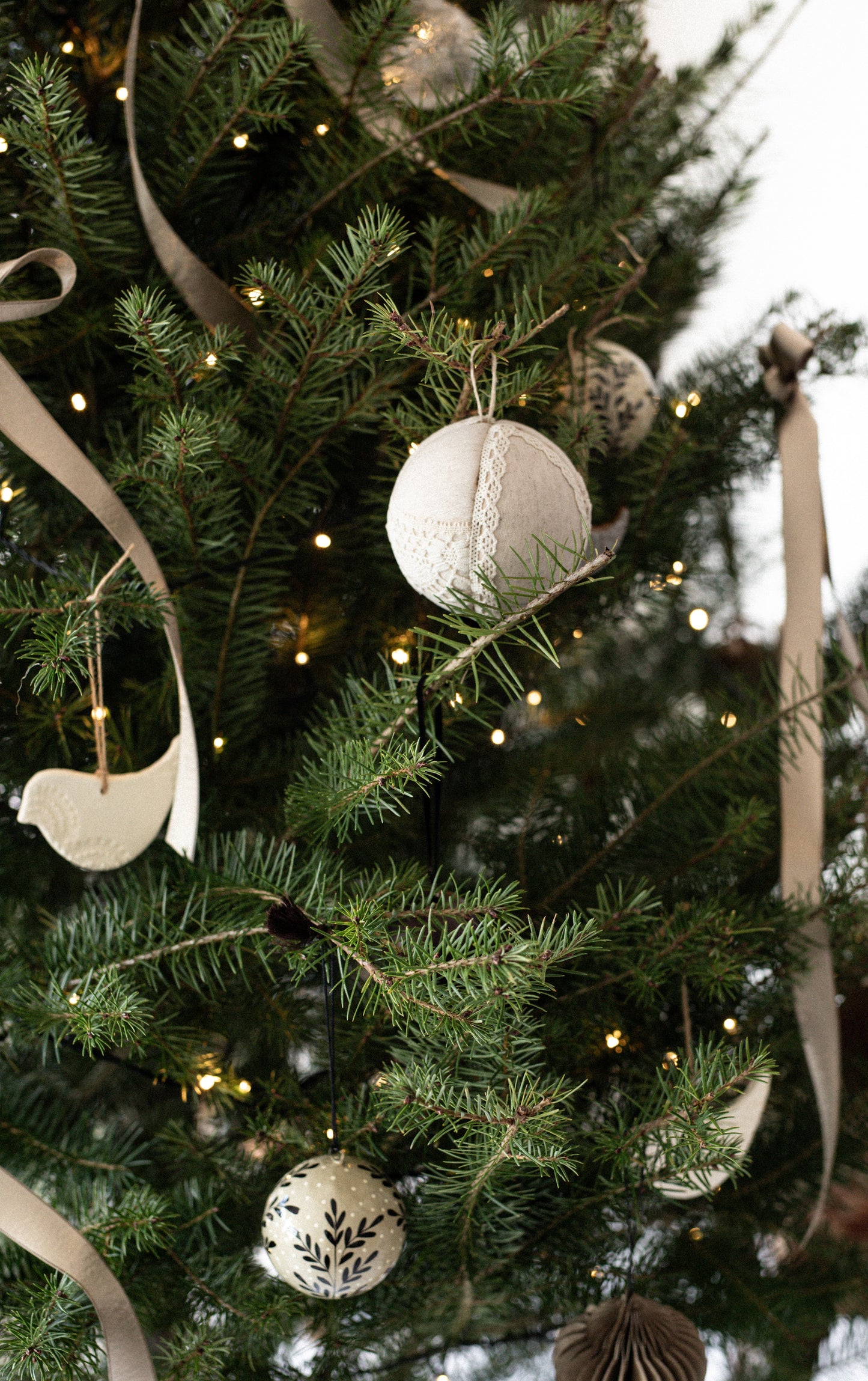 Heirloom Christmas Ornament | fine linen