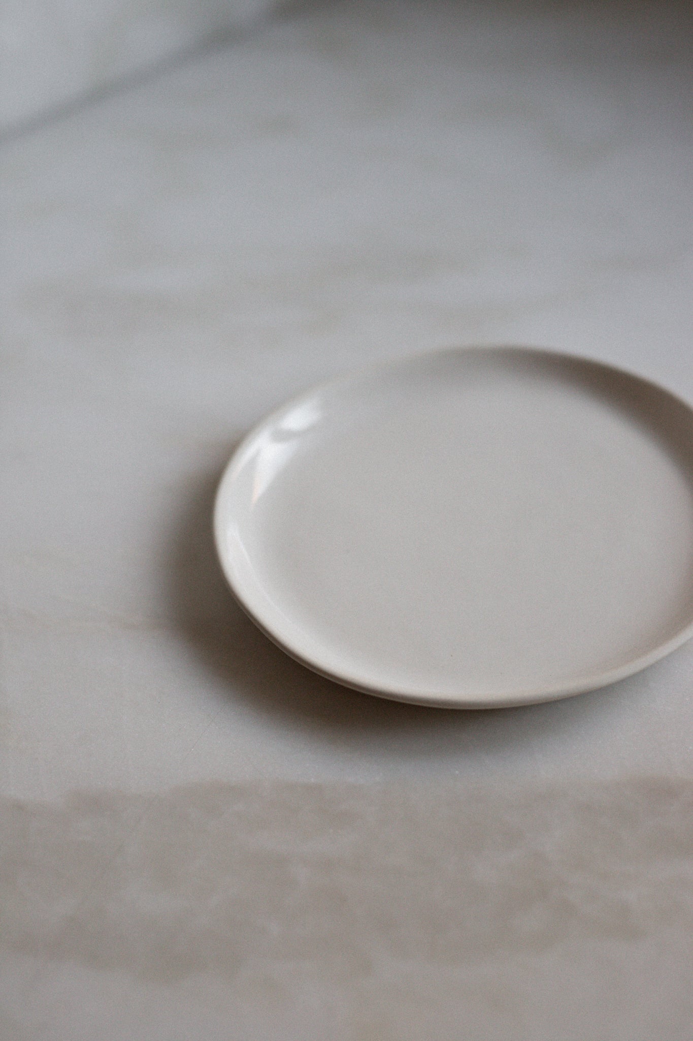 Ceramic Bread Plate | Classic White