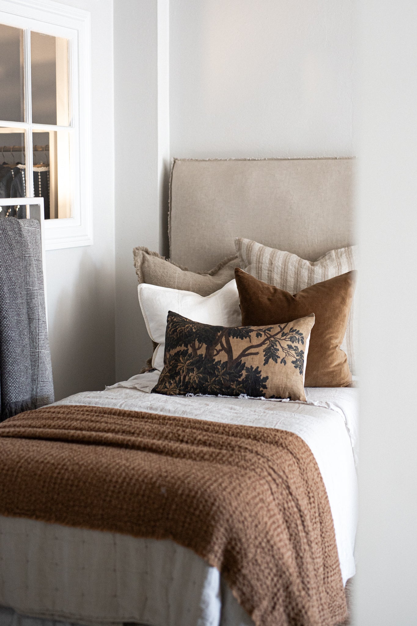 A beautiful 'Golden Tapestry' Linen Cushion