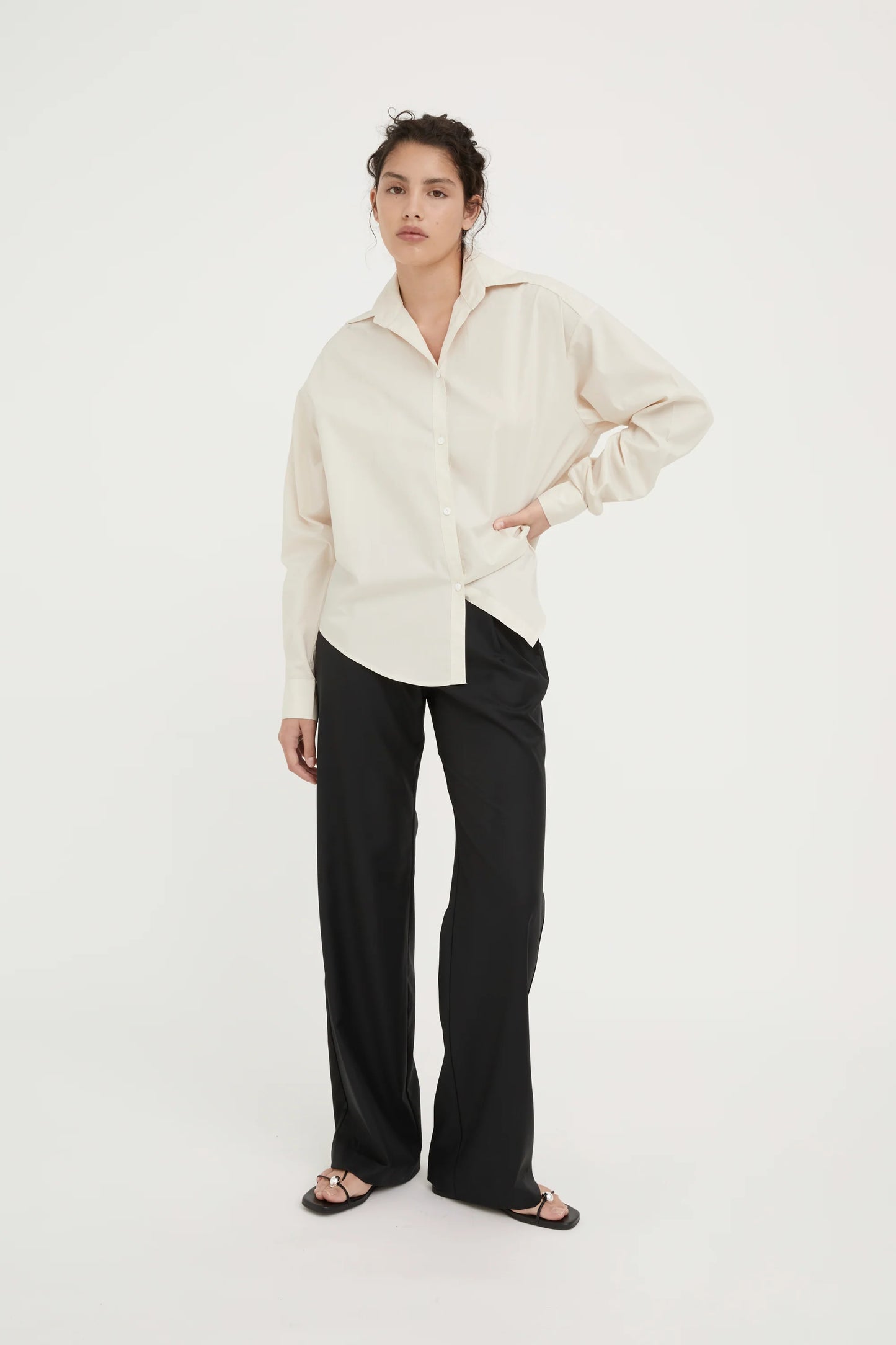 The Classic Shirt in Bone