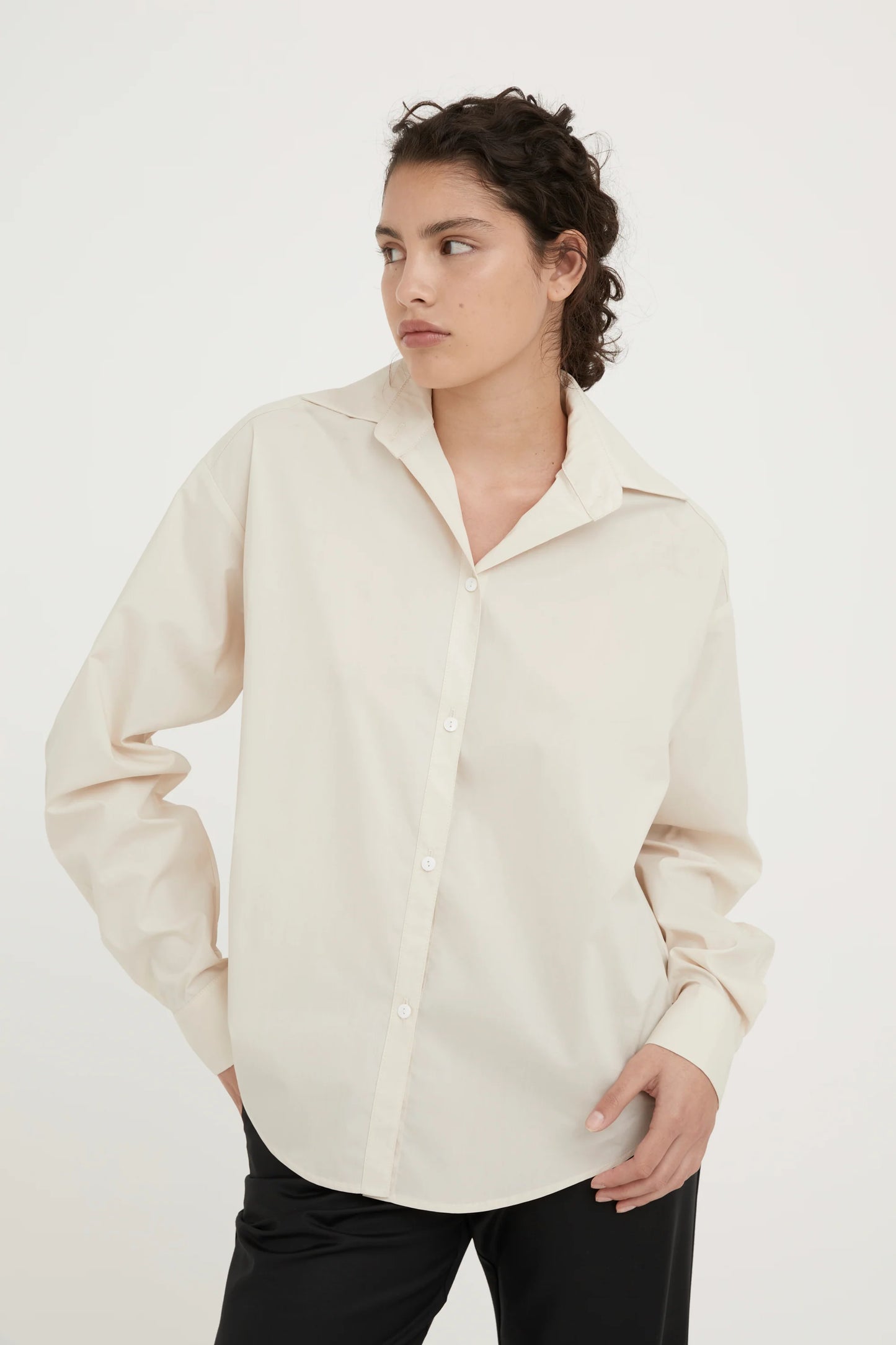 The Classic Shirt in Bone