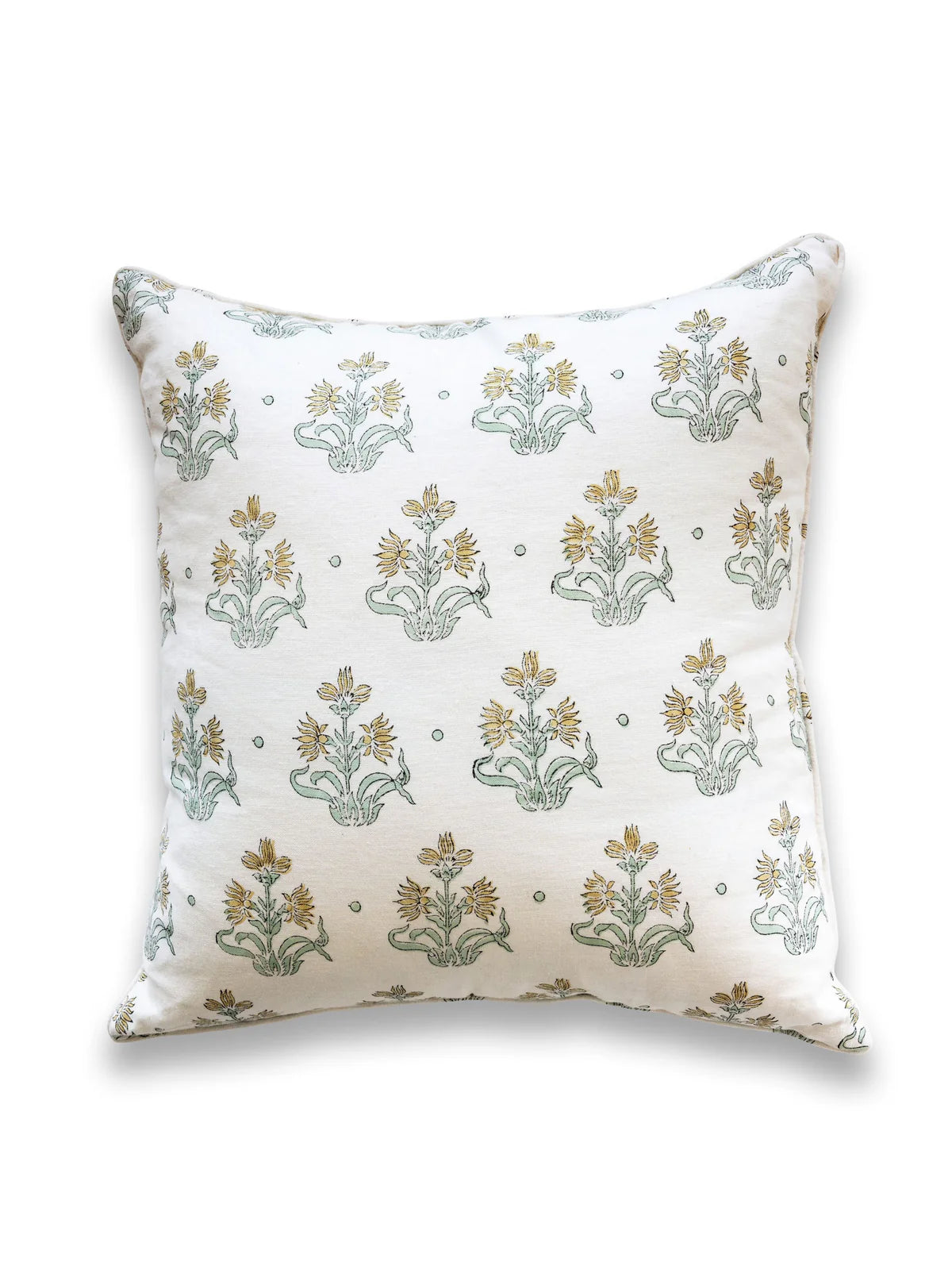 Handprinted 'Imperial Bloom' Cushion