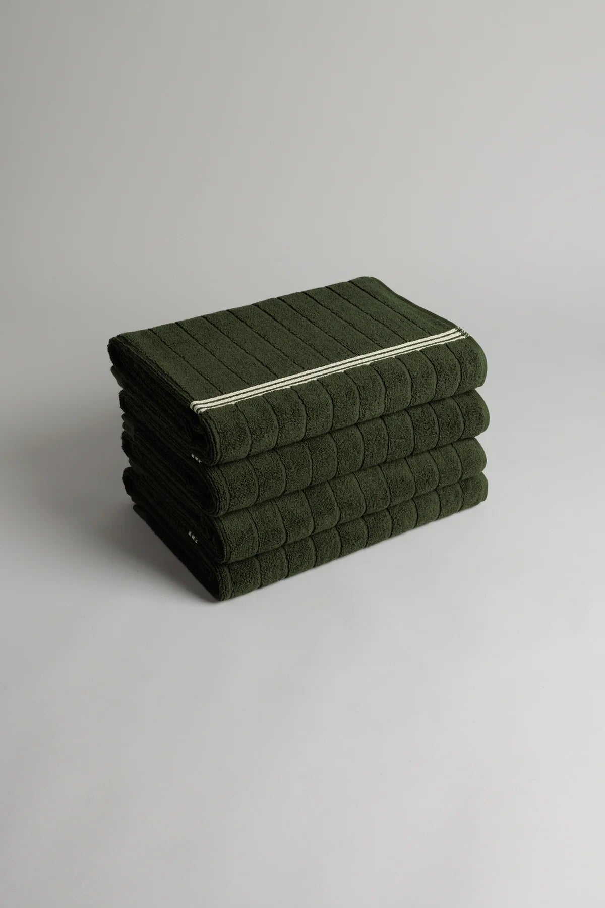 St Bathans Bath Towel in Moss