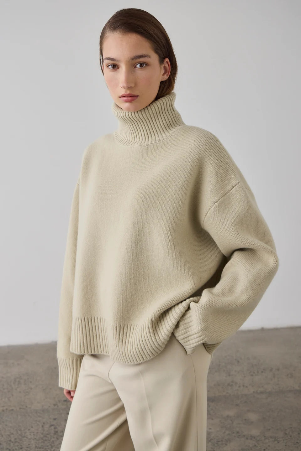 Nico Oversized Sweater in Sage