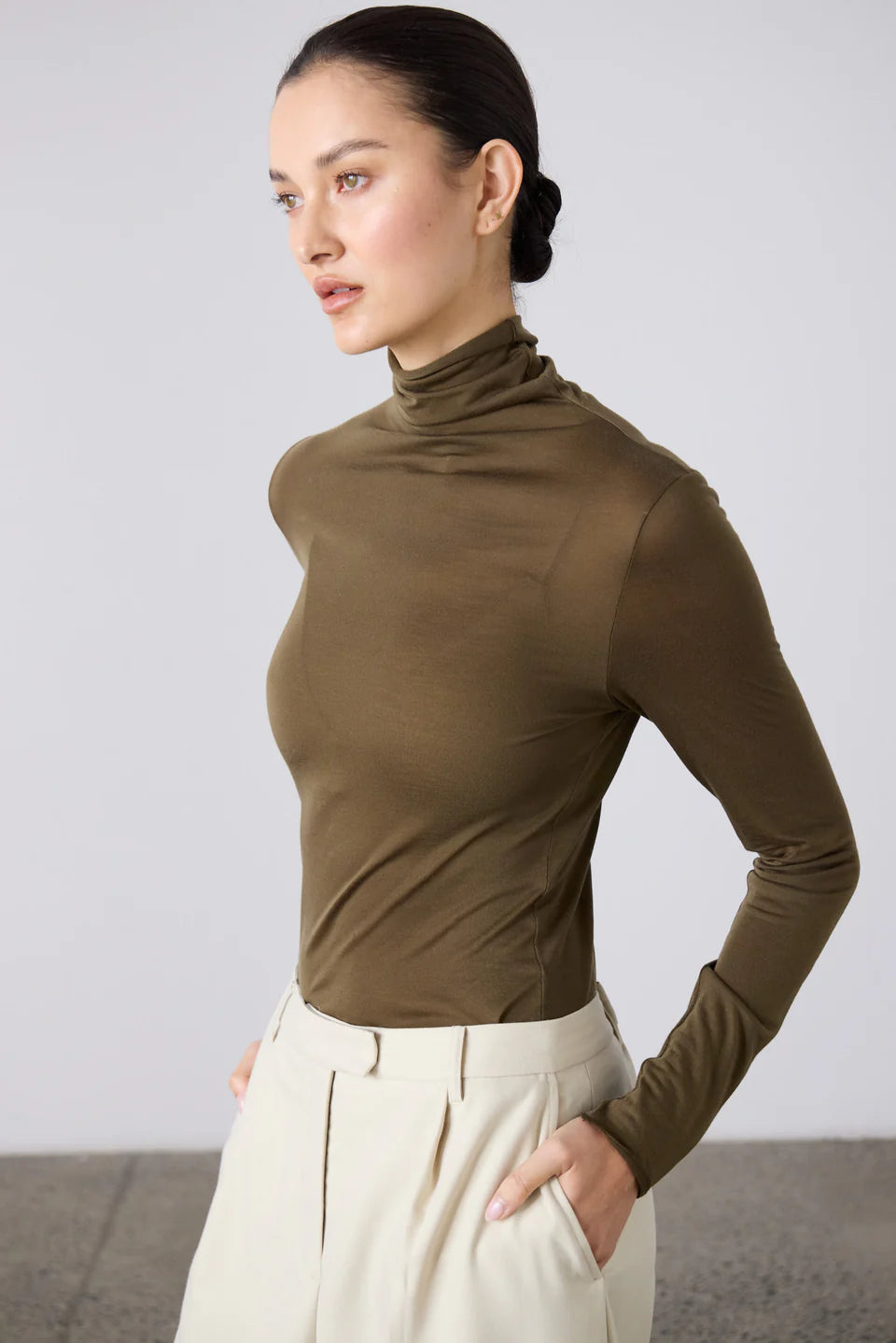 The Tencel Polo - Khaki