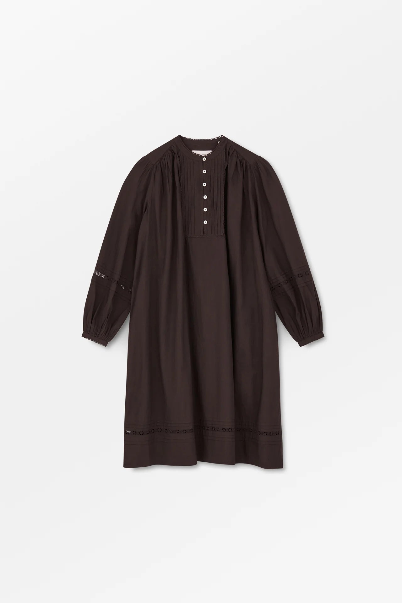The Leaf Dress in Dark Brown