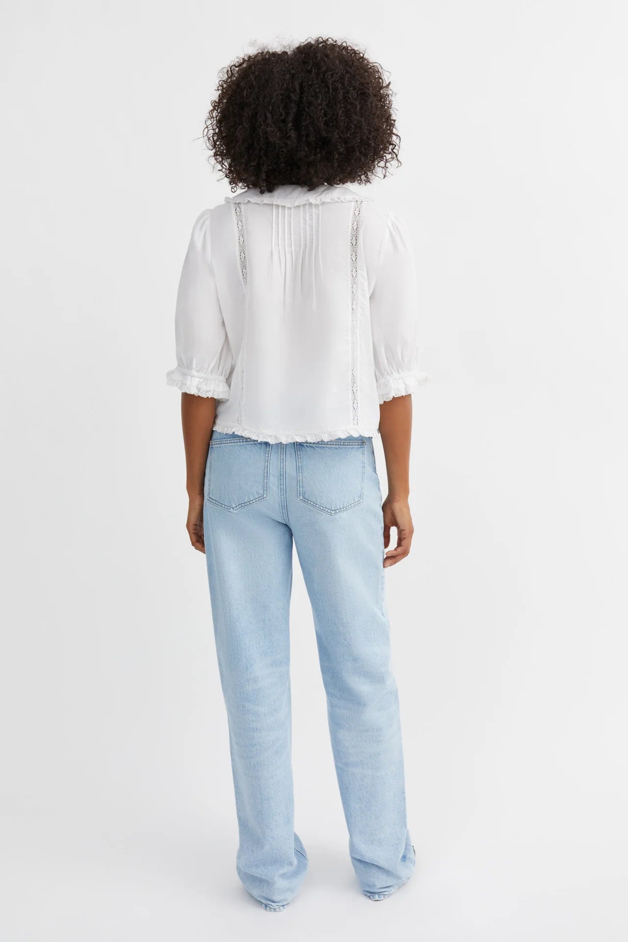 The Magnolia Blouse in White