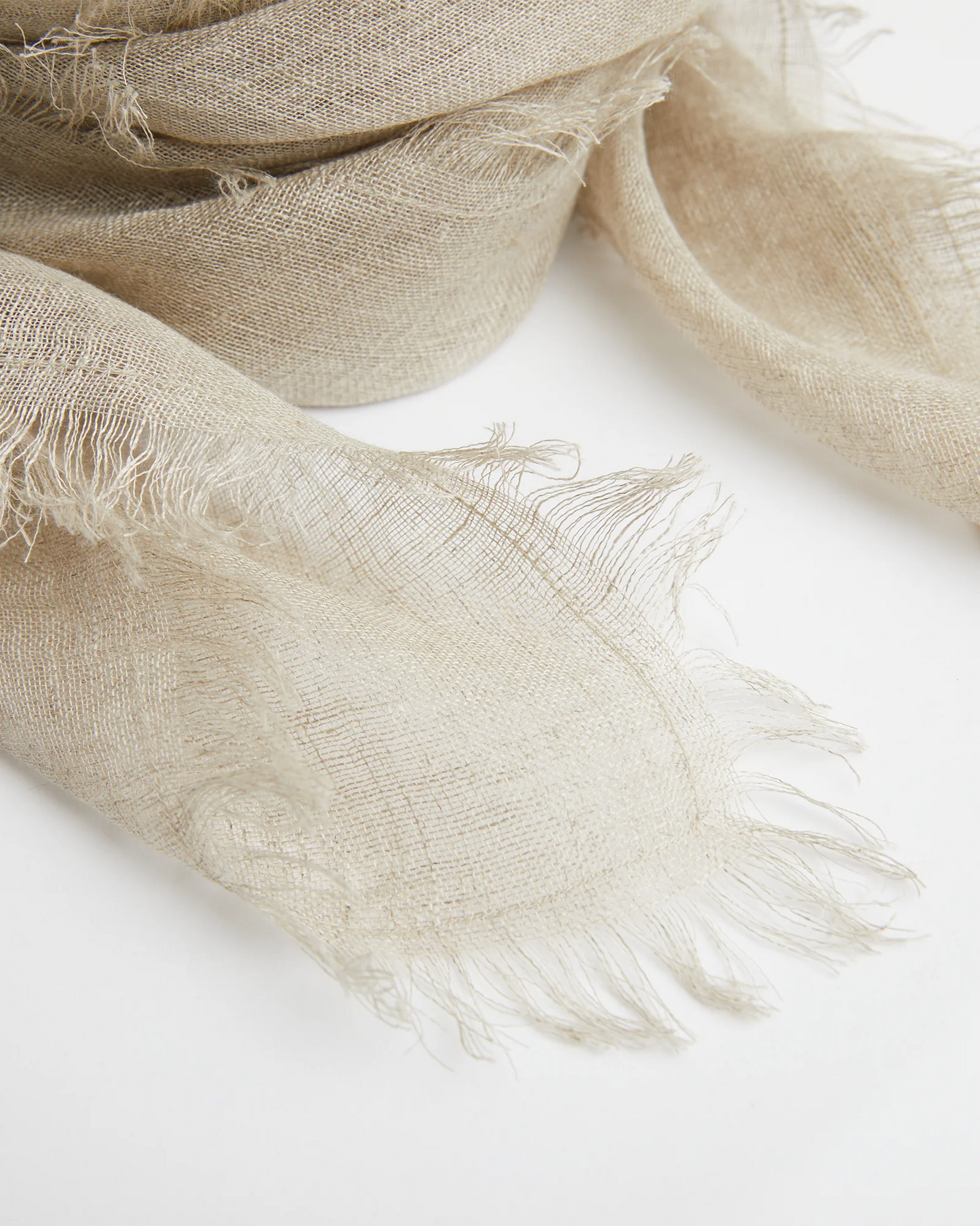 The Hand Loomed Linen Scarf