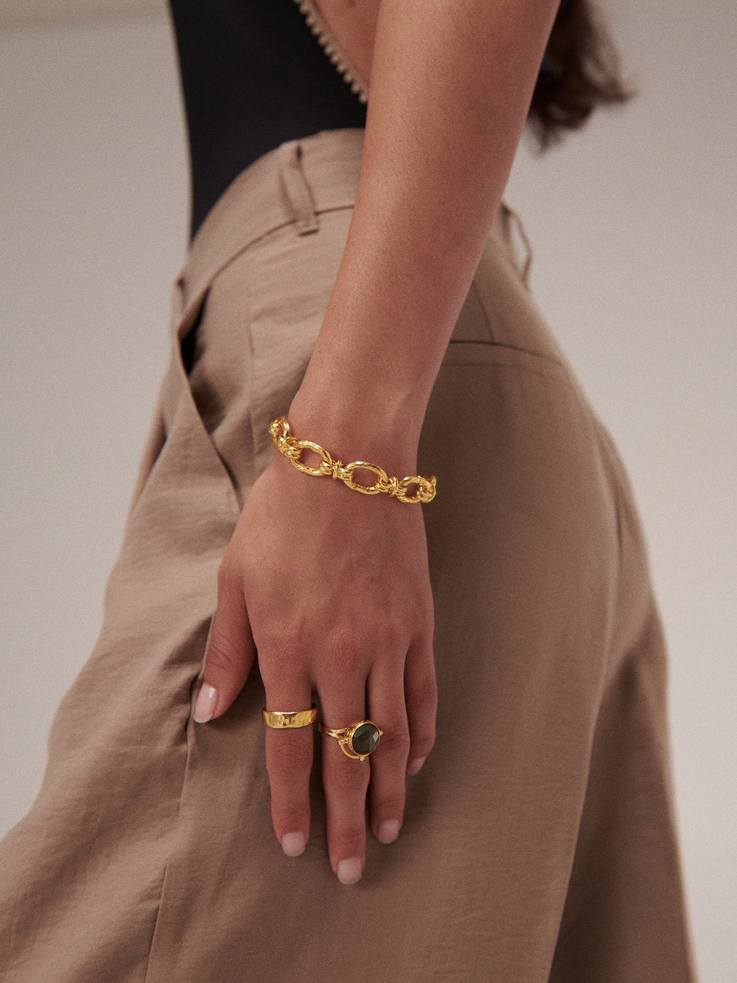 The 'Zehra' Gold Chain Bracelet