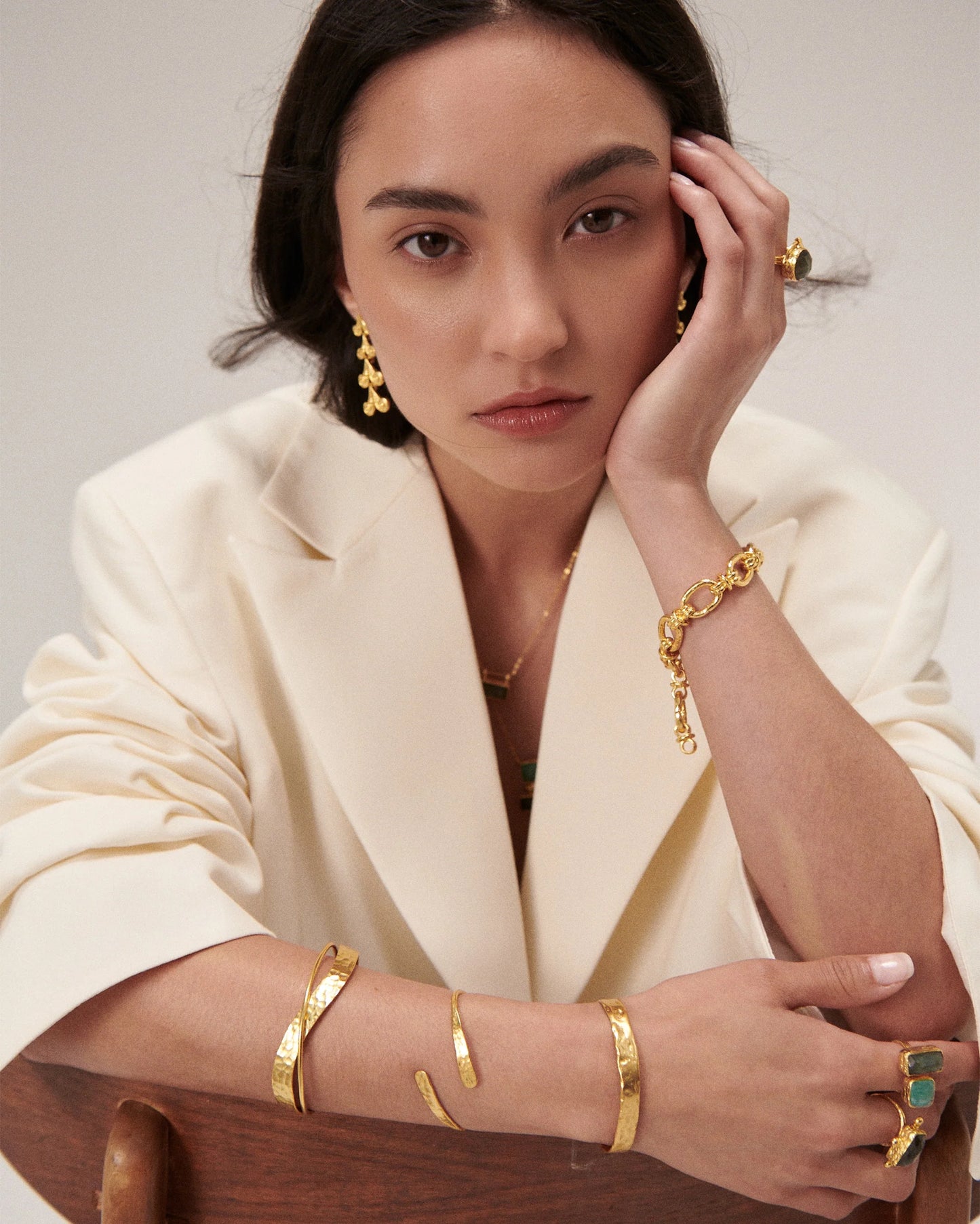 The 'Zehra' Gold Chain Bracelet