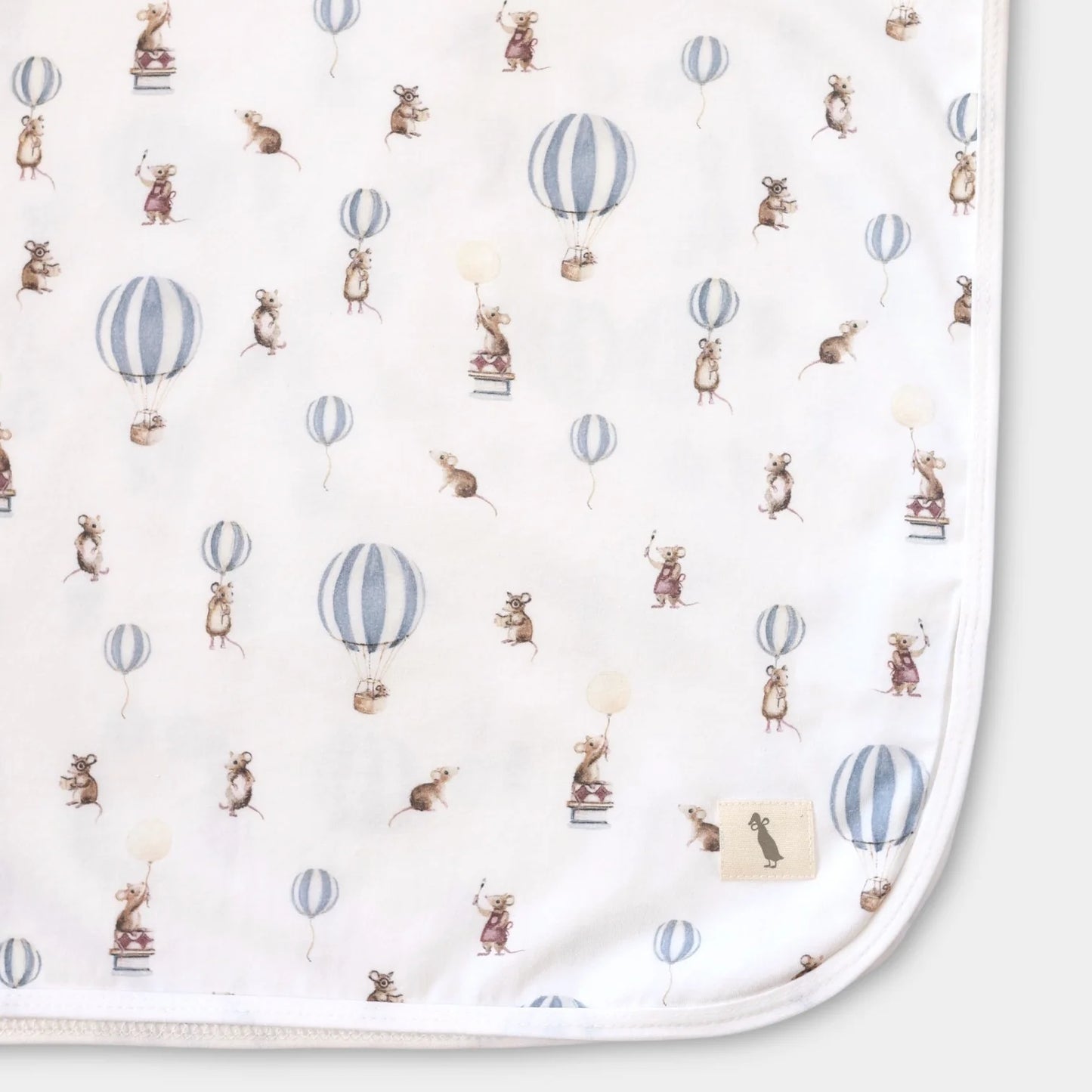 Jersey stretch wrap - Mouse & Air Balloon