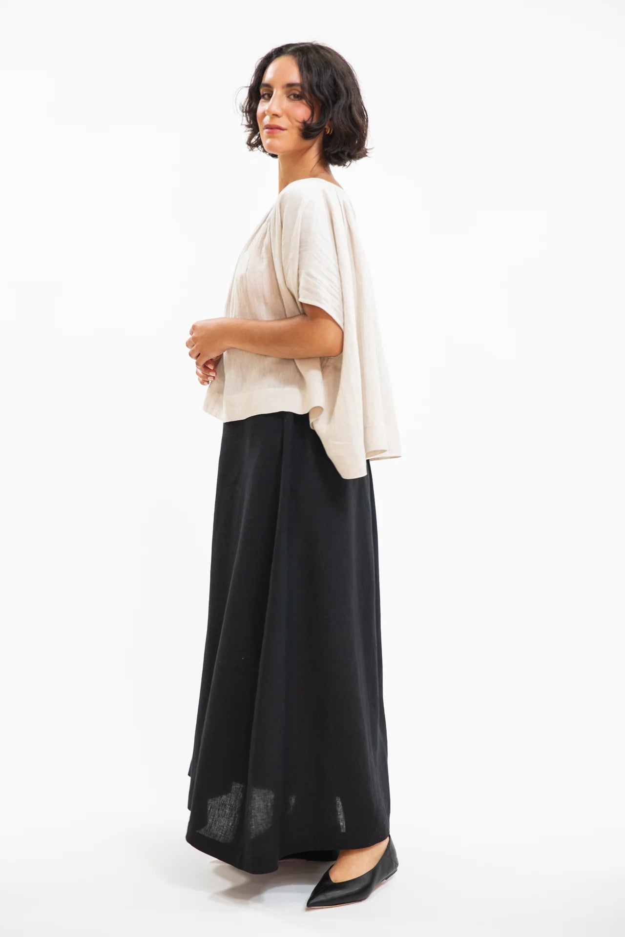 Poppy Top in Neutral Crush