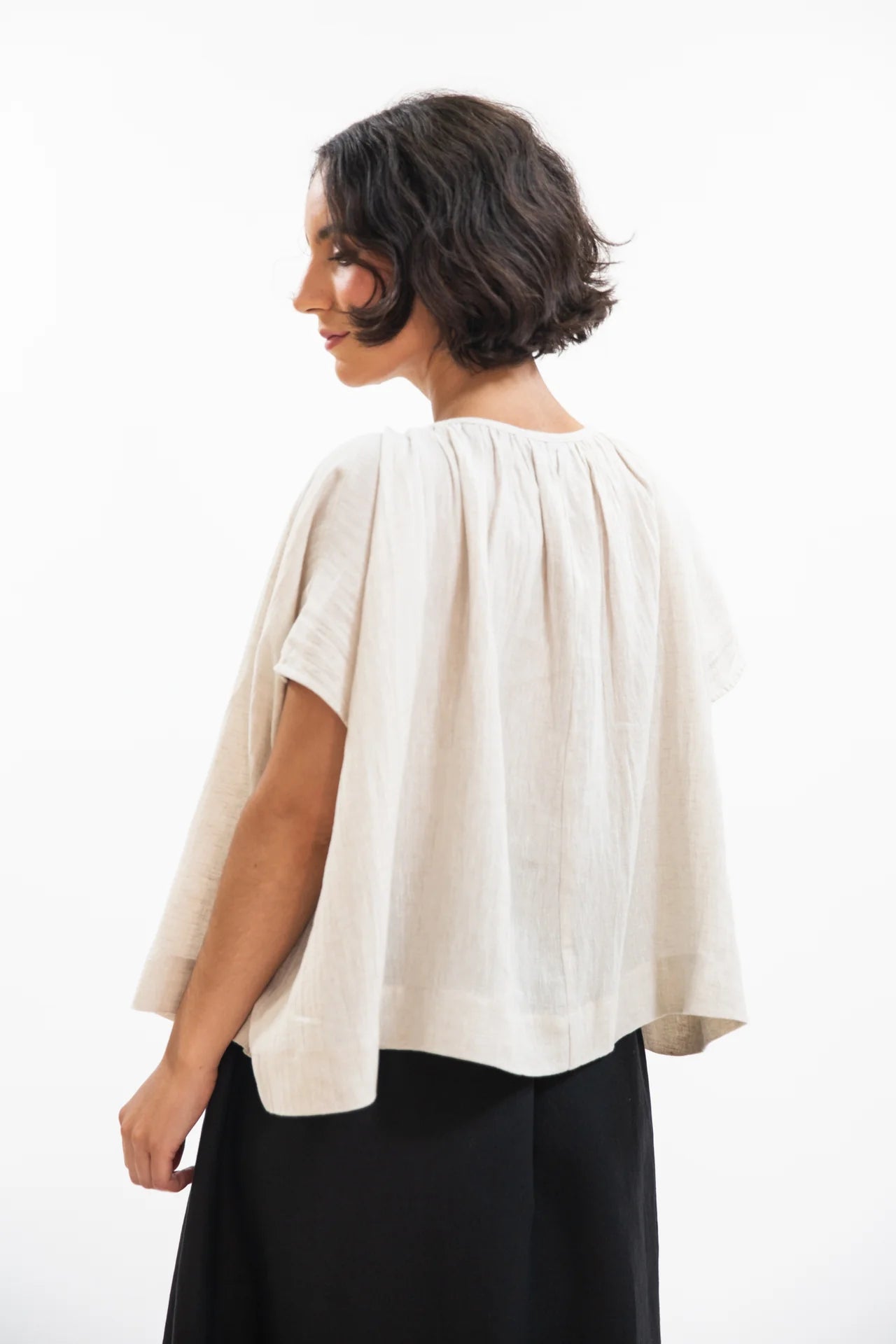 Poppy Top in Neutral Crush