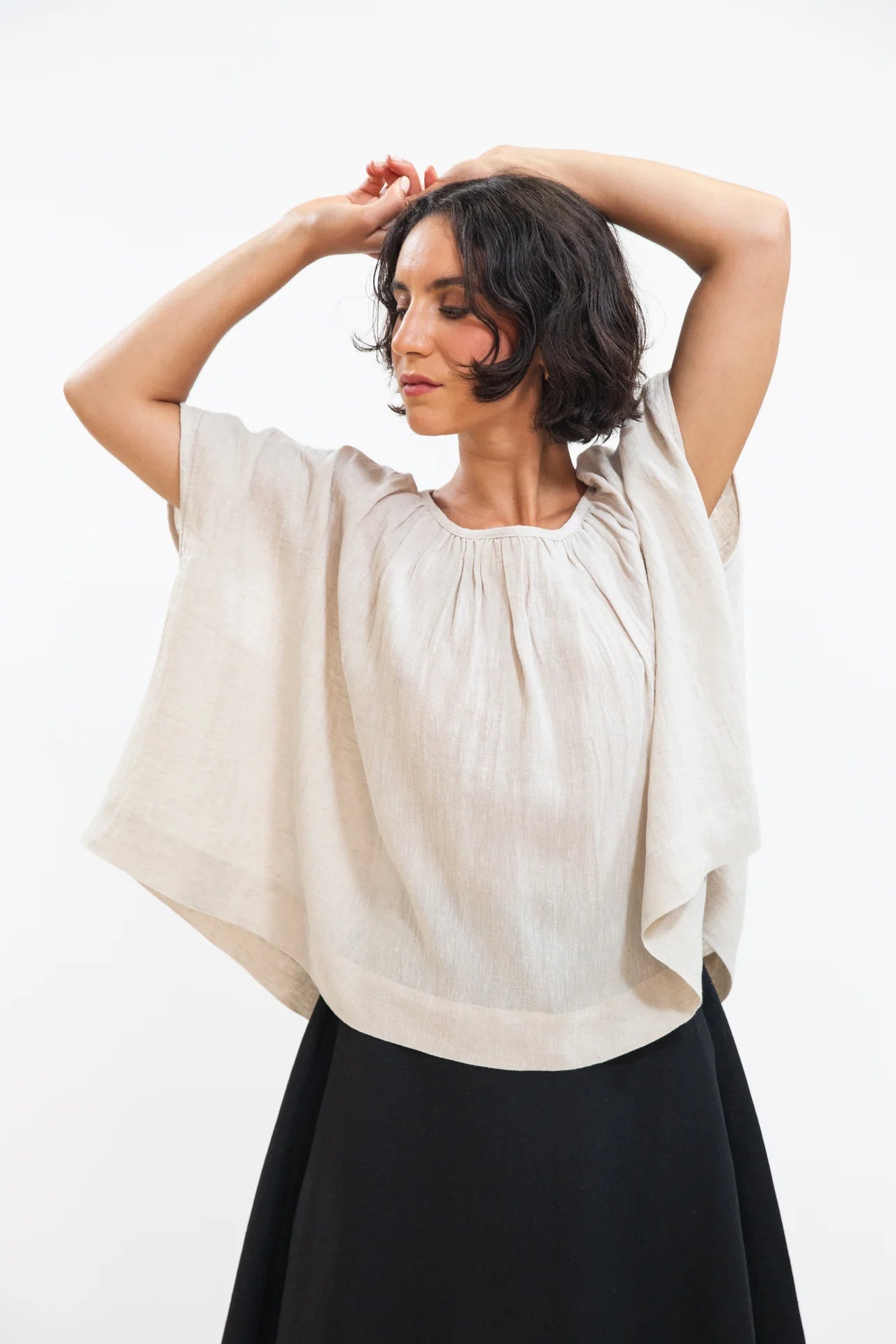 Poppy Top in Neutral Crush