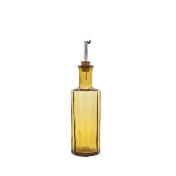 Hand Blown Glass Oil Bottle