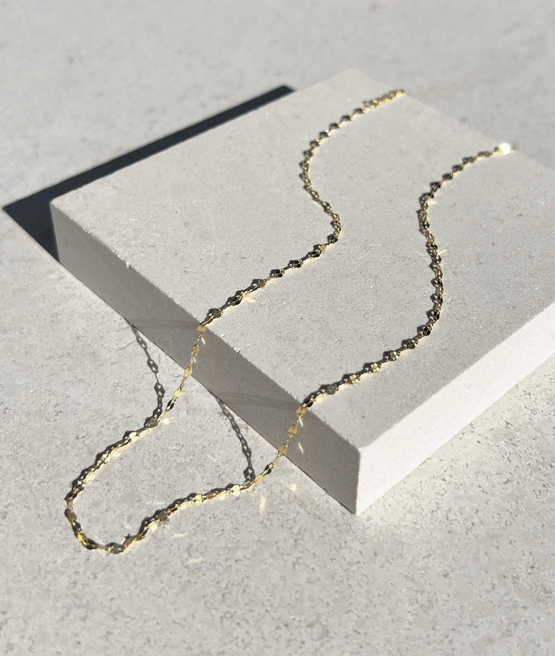 The Riviera Fine Necklace in Gold