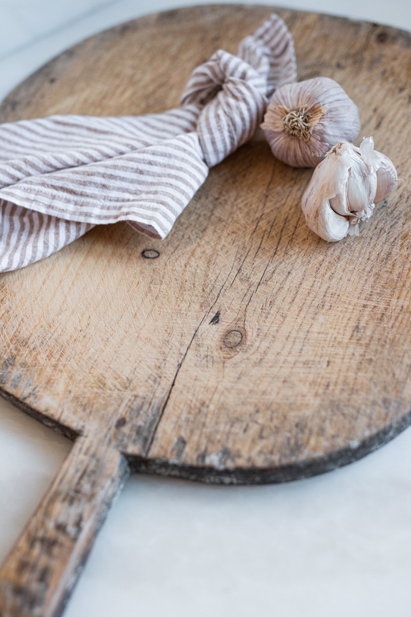Antique French Aged Wooden Kitchen Board N.2